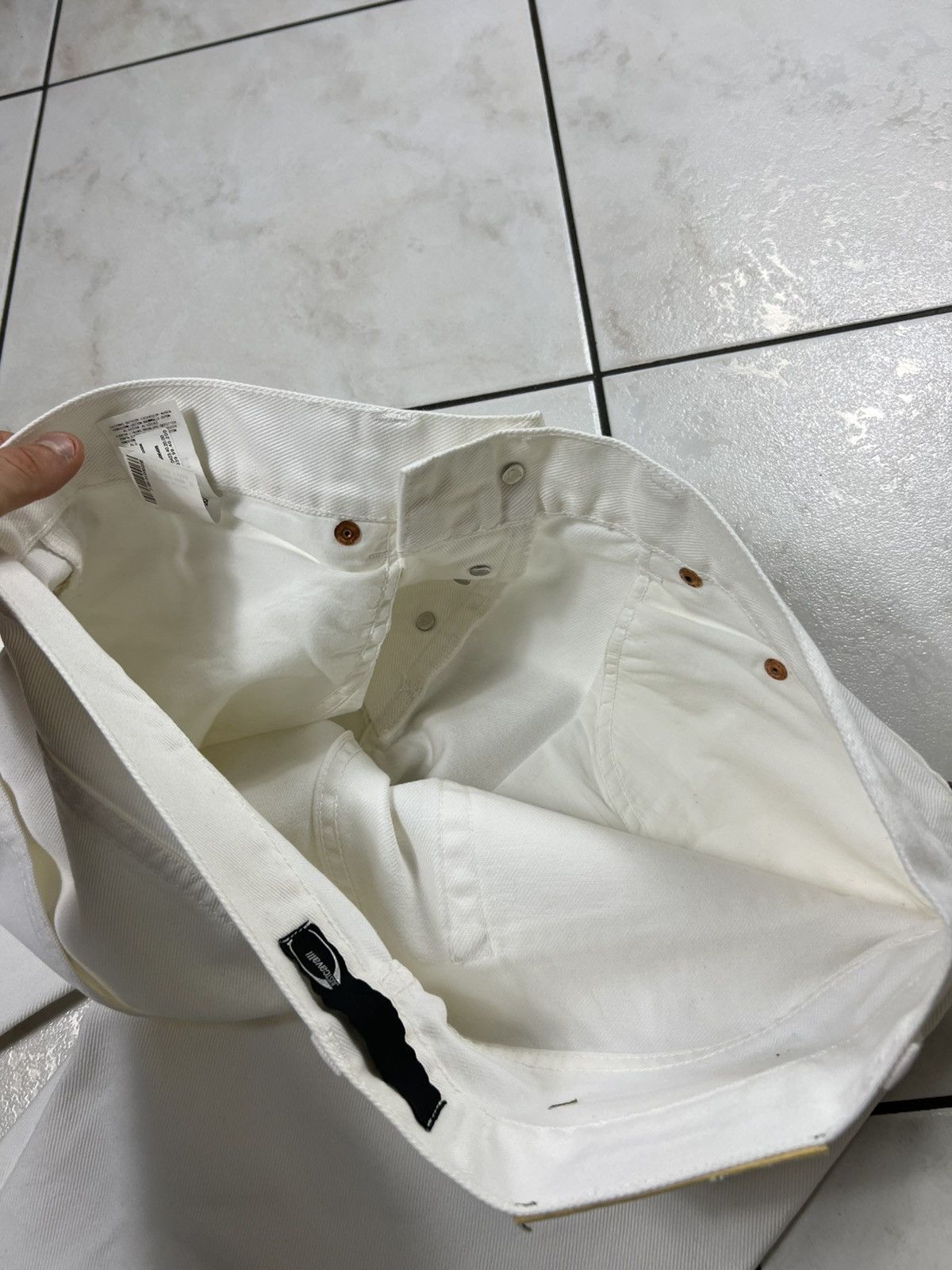 Roberto Cavalli Vintage Just Roberto Cavalli archive white denim jeans pants Size US 32 / EU 48 - 21 Thumbnail