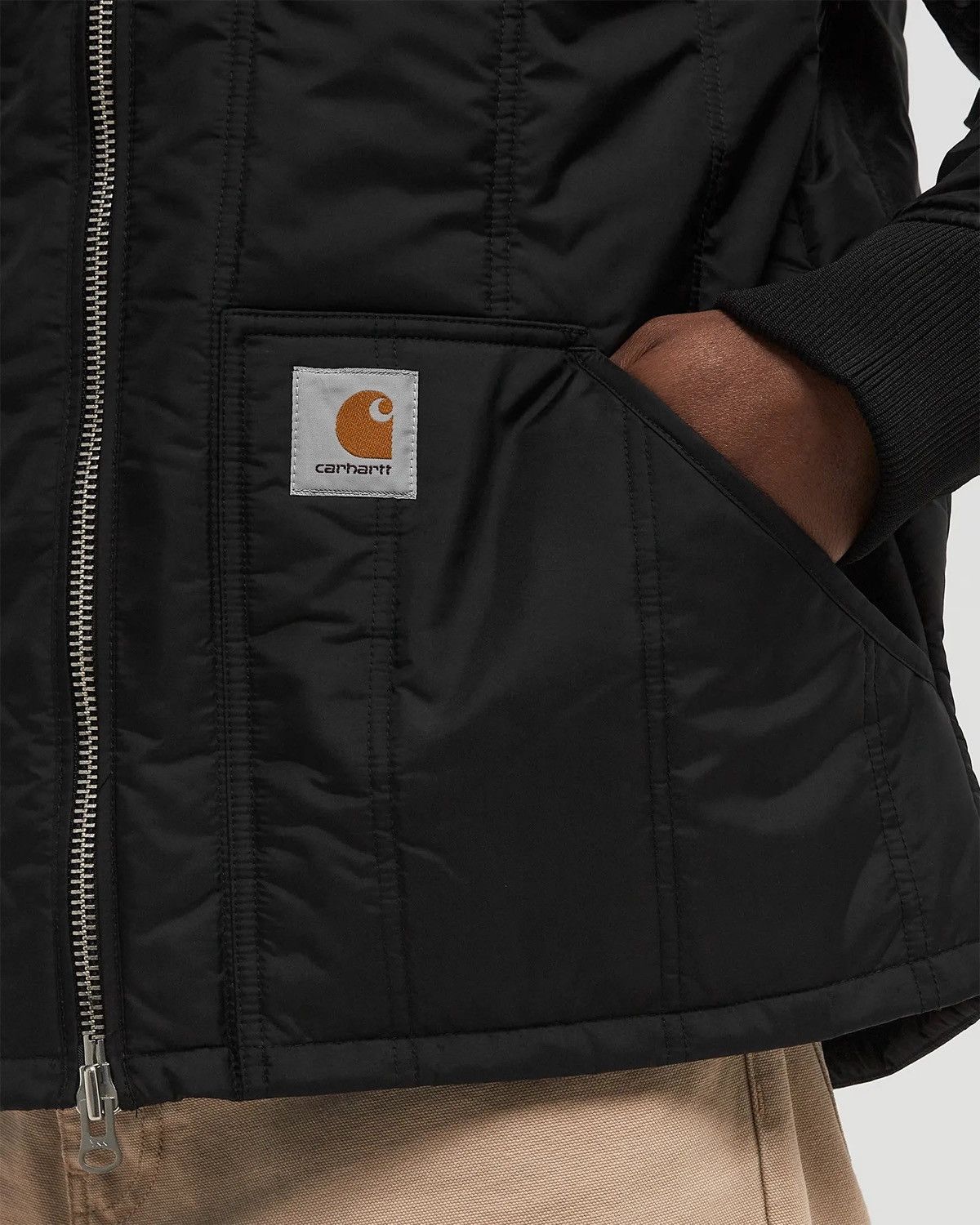 Carhartt CARHARTT WIP Lachlan Liner Jacket Black — Size Large Size US L / EU 52-54 / 3 - 3 Thumbnail