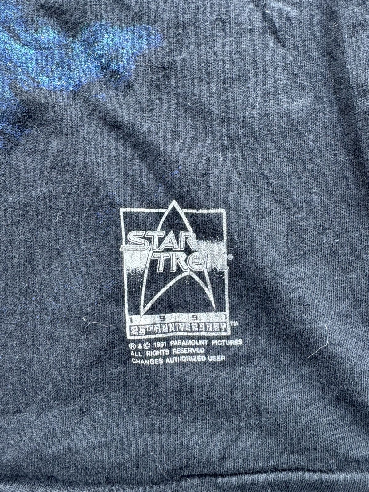 Vintage Vintage 1991 Star Trek 25th Anniversary Tee Size US XL / EU 56 / 4 - 5 Thumbnail