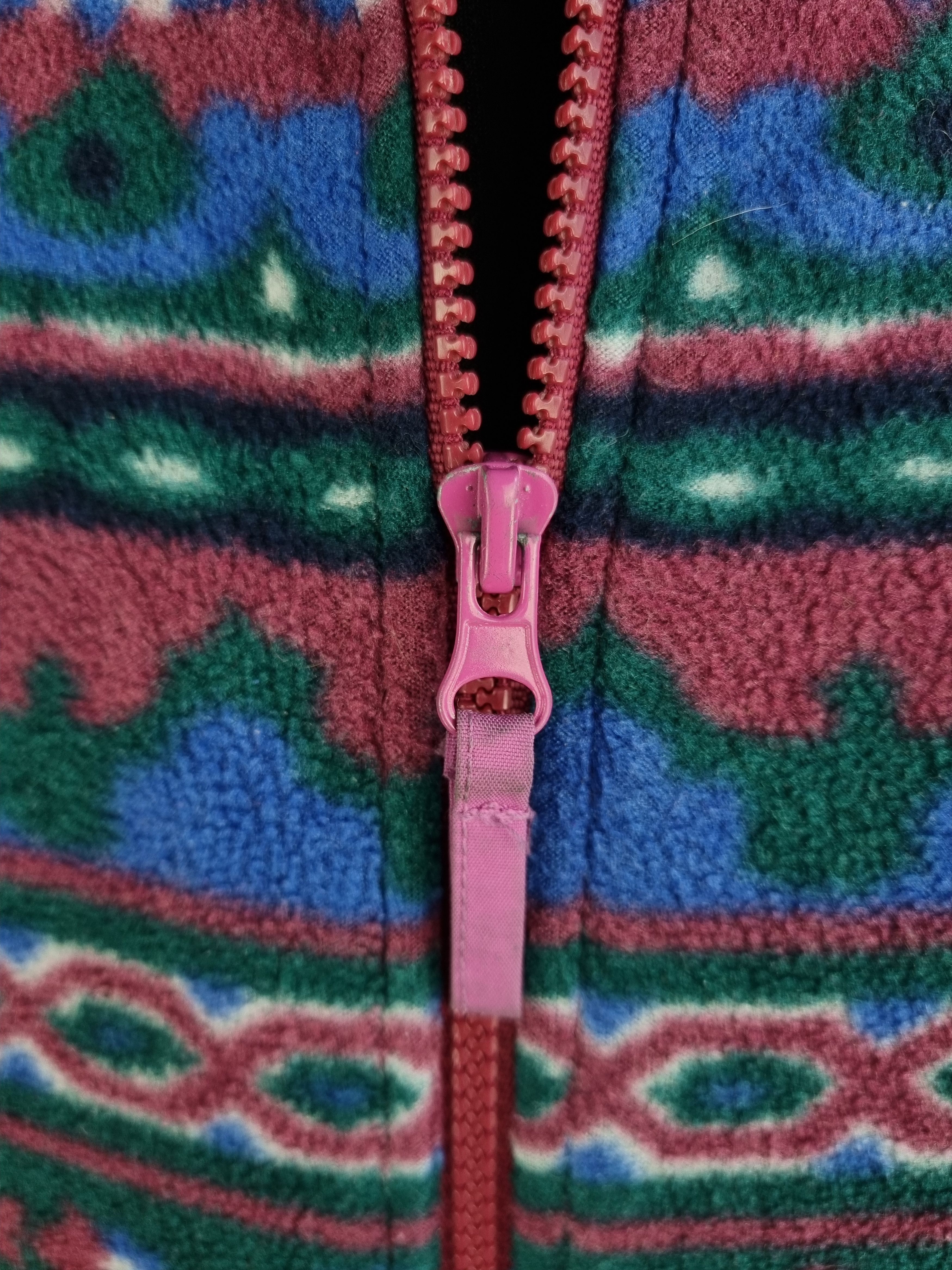 Fila × Vintage 90s Italian FILA Magic Line Fleece Abstract Paisley Print Size US M / EU 48-50 / 2 - 14 Thumbnail