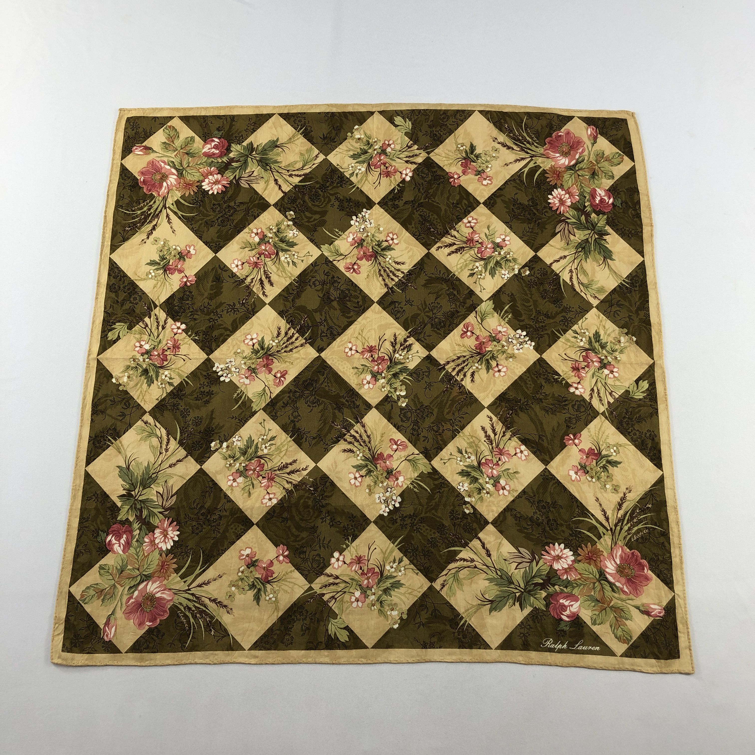 Ralph Lauren Vintage Ralph Lauren Handkerchief Neckerchief Bandana H3150 Size ONE SIZE - 1 Thumbnail
