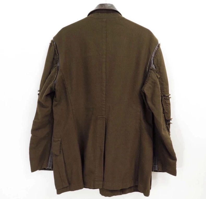 Yohji Yamamoto yohji yamamoto | 2003AW military leather collar jacket-2505 Size US M / EU 48-50 / 2 - 2 Thumbnail