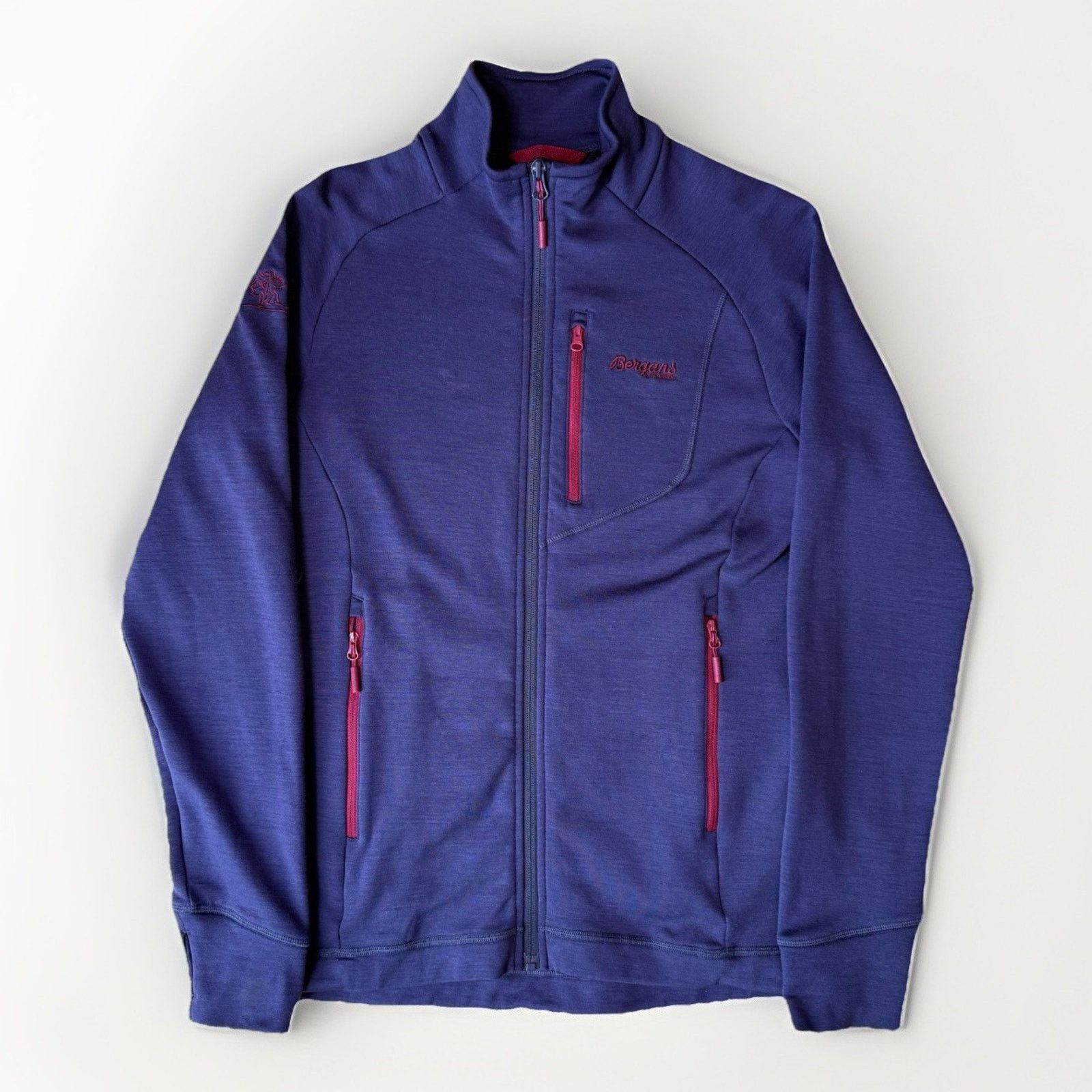 Bergans Bergans Norway Wool Jacket Women's Medium Purple Full Zip Size M / US 6-8 / IT 42-44 - 1 Thumbnail