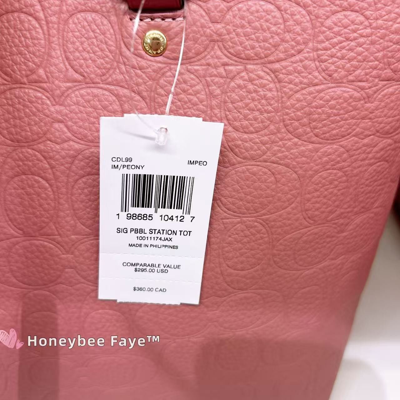 Coach Station Tote Bag In Signature Leather CDL99 Size ONE SIZE - 7 Thumbnail
