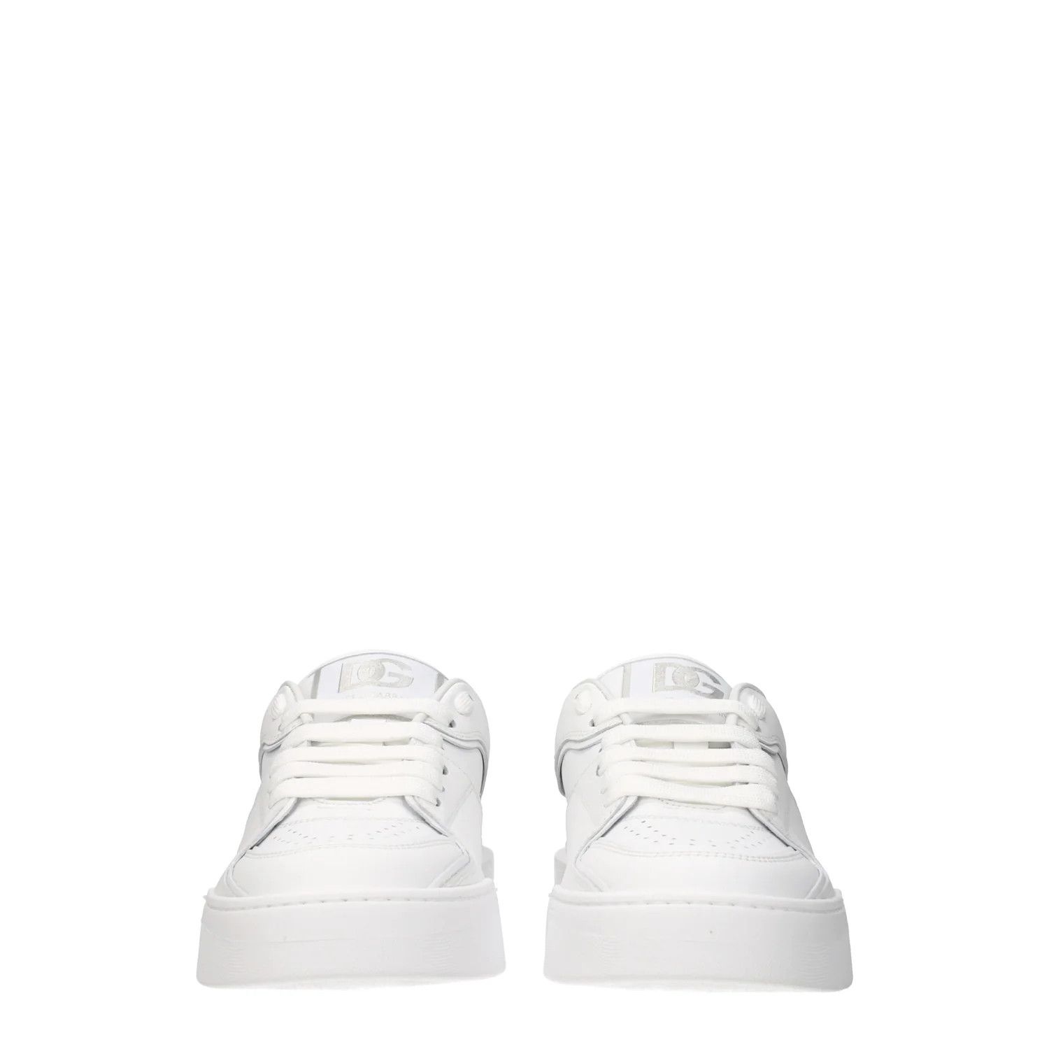 Dolce & Gabbana ob1o1e1124 Leather Sneakers in White Size US 6 / IT 36 - 3 Thumbnail