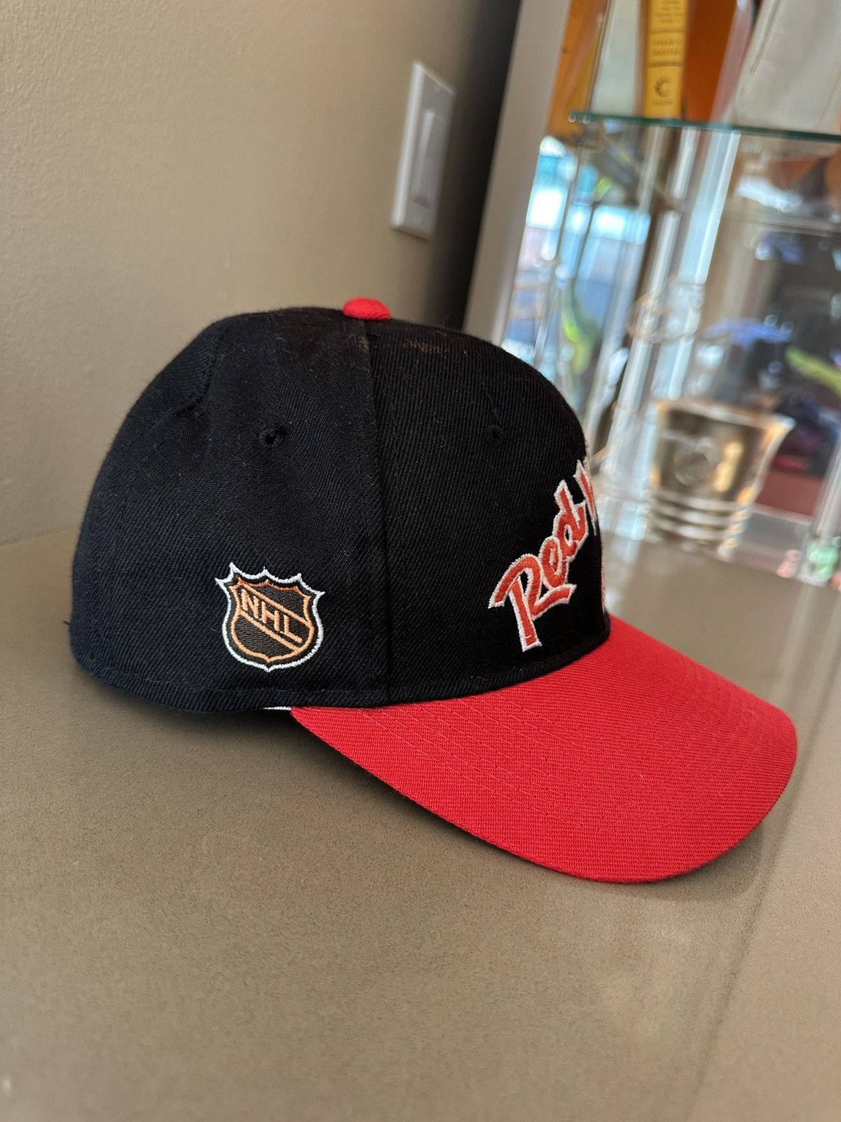 Vintage Vintage 90s Detroit Red Wings Fitted Hat 7 1/8 Size ONE SIZE - 5 Thumbnail