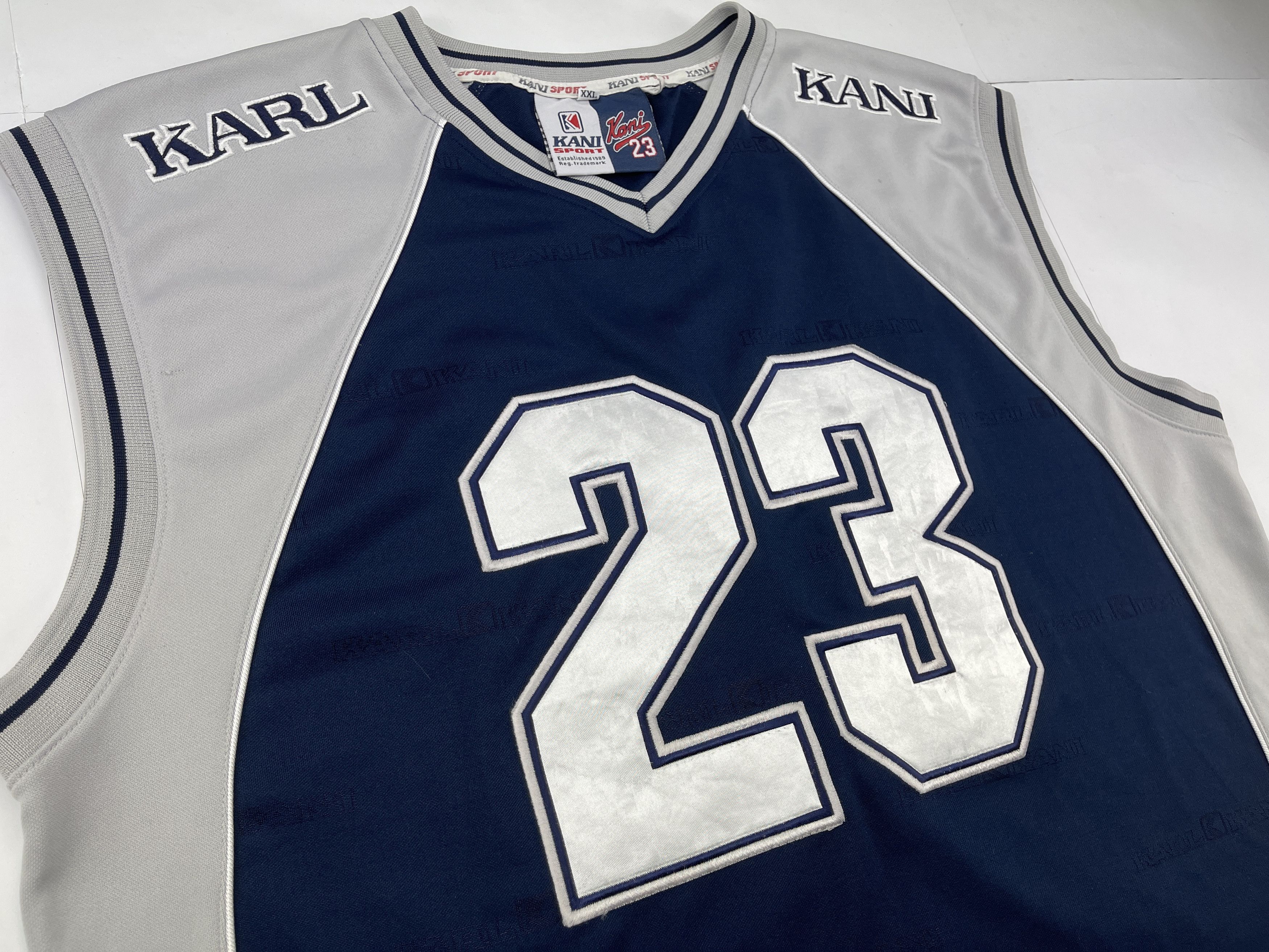 Karl Kani KARL KANI jersey, vintage hip hop t-shirt, 90s hip hop XXL Size US XXL / EU 58 / 5 - 5 Thumbnail