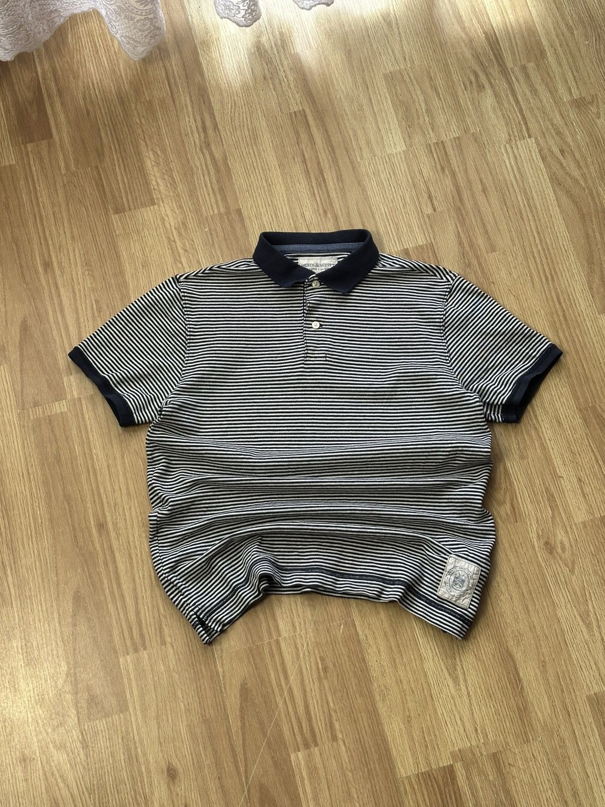 Denim & Supply Ralph Lauren 🔥 Denim & Supply Ralph Lauren Striped Polo T Shirt Vintage Size US M / EU 48-50 / 2 - 1 Thumbnail