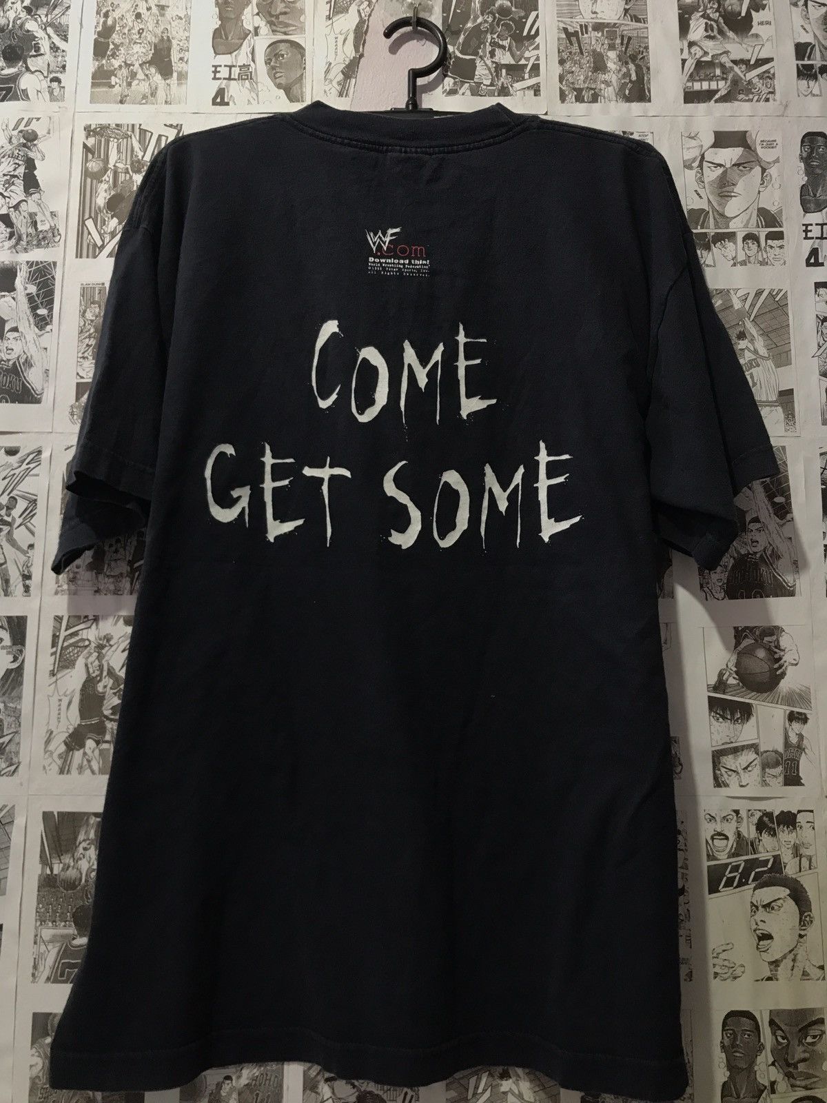 Vintage × WCW/nWo × WWF Rare Vintage WWF ATTITUDE Come Get Some T-Shirt 1991 Size US XL / EU 56 / 4 - 3 Thumbnail