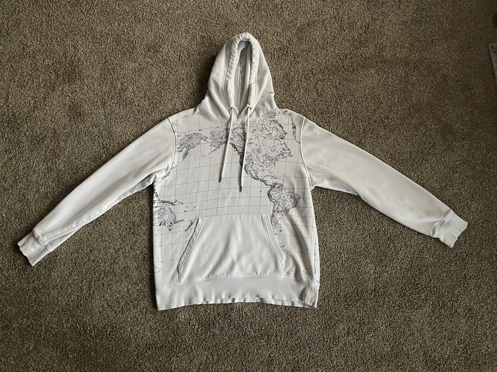 The North Face North Face Map Hoodie White L Size US L / EU 52-54 / 3 - 1 Thumbnail
