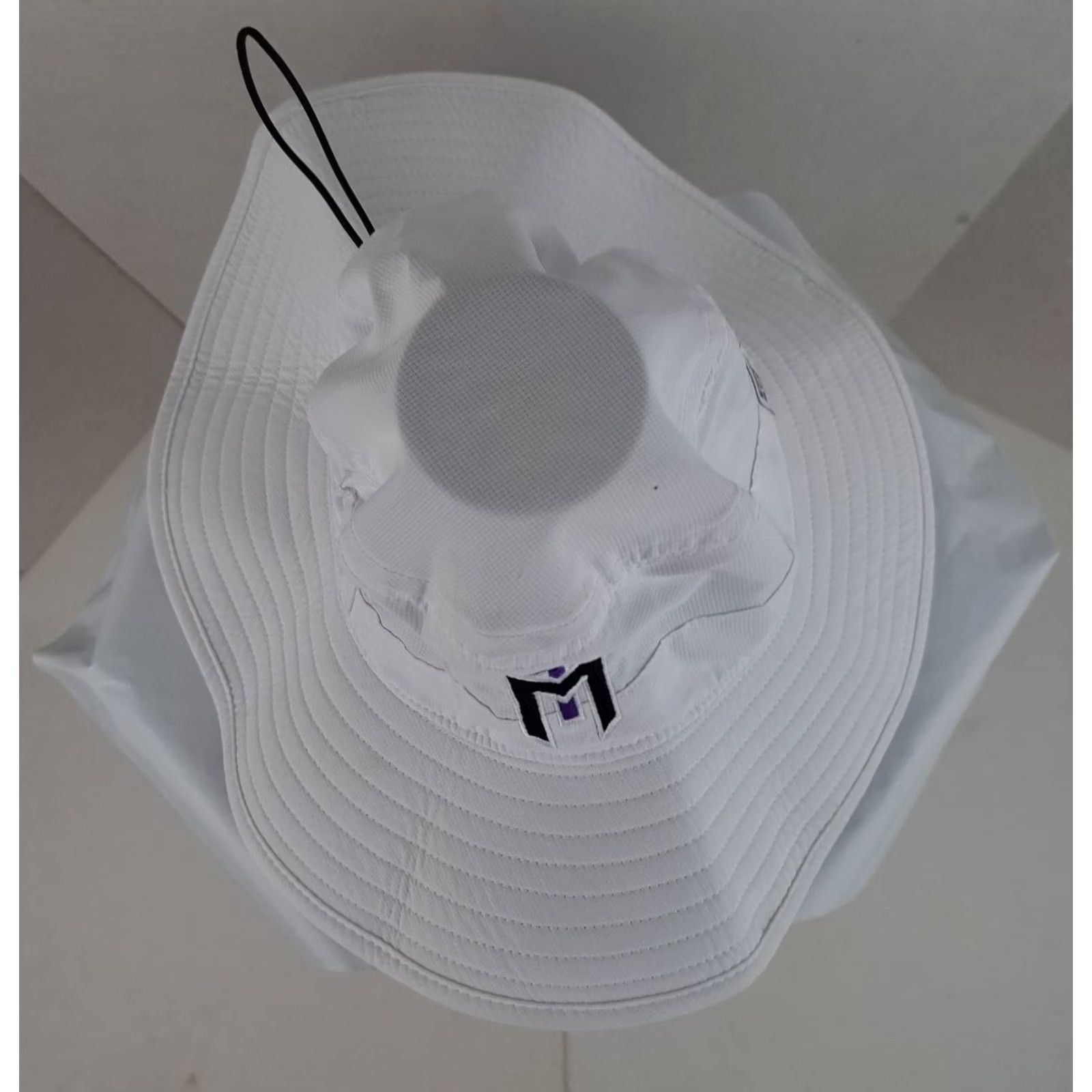 Vintage VINTAGE M T Travel Baseball Hat Bucket Embroidered Safari -Boonie- White Size ONE SIZE - 3 Thumbnail