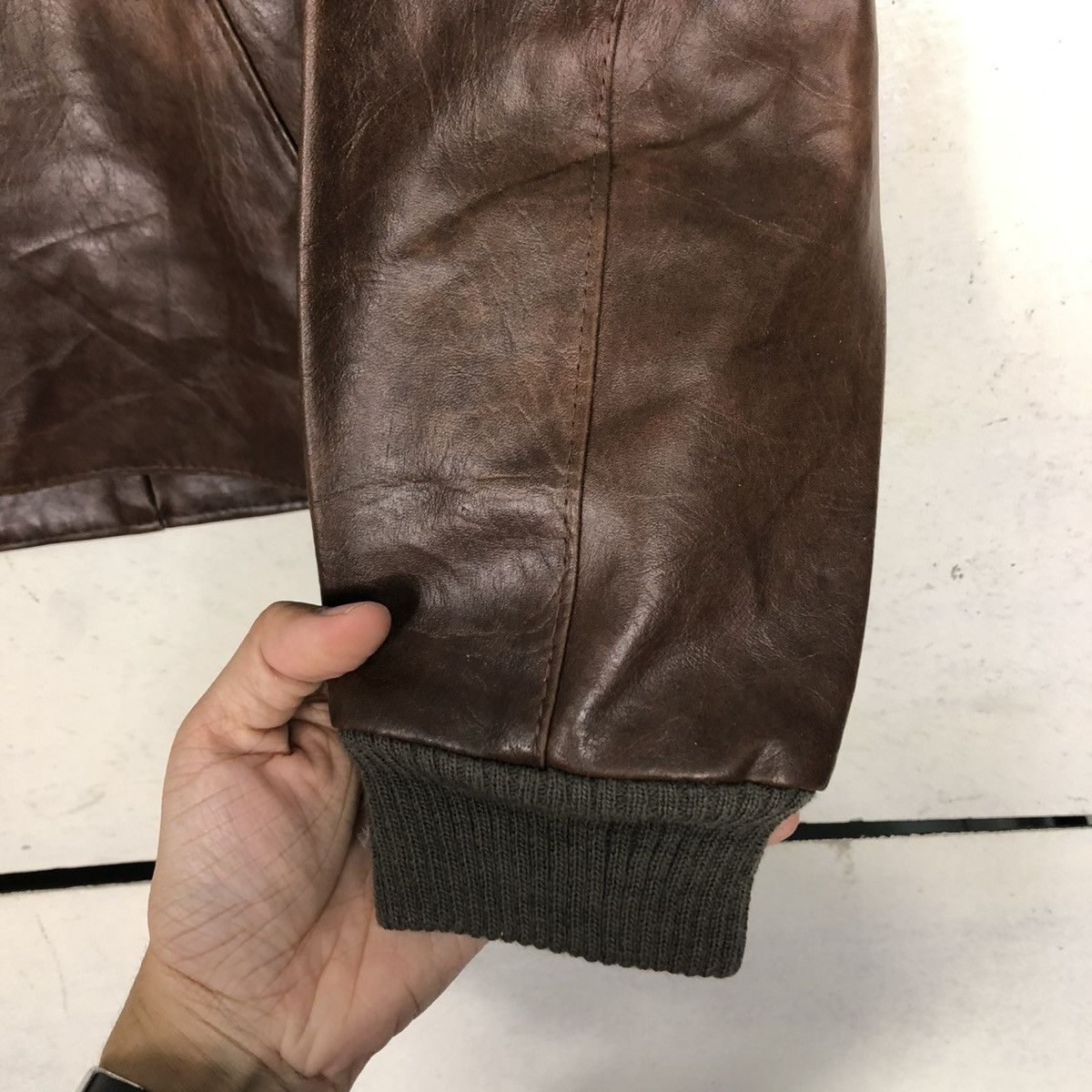 Vintage 🔥VINTAGE 70’s GENUINE LEATHER JACKET AVIATOR COLLECTION USA Size US M / EU 48-50 / 2 - 17 Thumbnail
