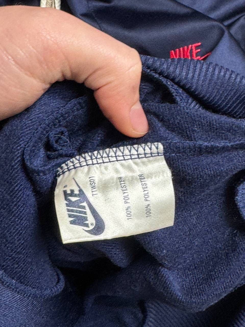 Nike × Vintage Distressed 80s Nike track Jacket Vintage Swoosh Size US M / EU 48-50 / 2 - 5 Thumbnail