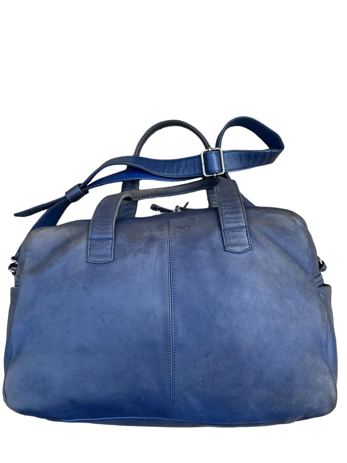 Leather Naterra Distress Sun Fade Patina Leather 2 Way Travel Bag Size ONE SIZE - 5 Thumbnail