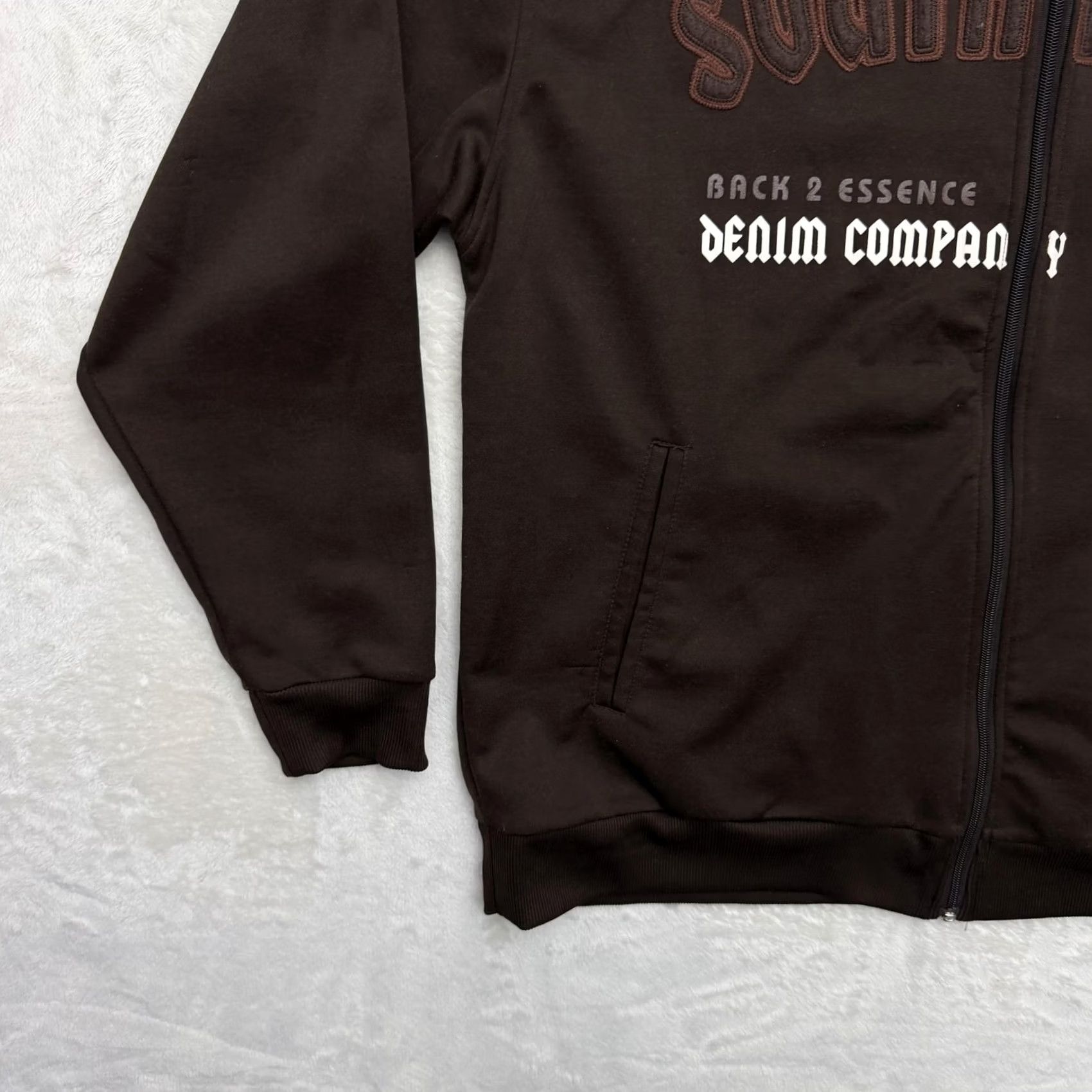 Southpole South Pole Track Jacket Men XL Brown Colorblock Full Zip Pockets Athletic Gym & Training Regular Size US XL / EU 56 / 4 - 6 Thumbnail