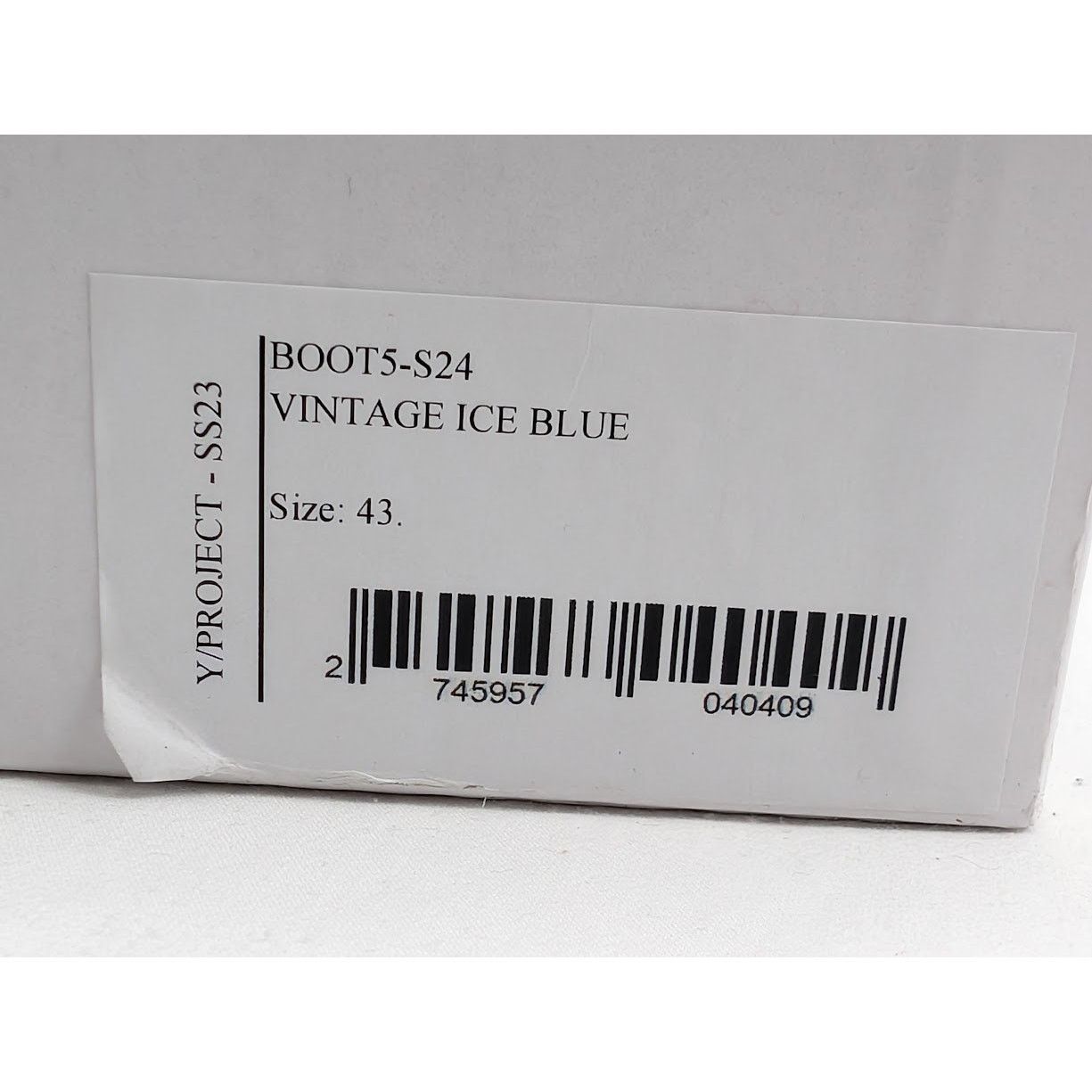Y/Project o1rshd1 Boots in Vintage Ice Blue Size US 10 / EU 43 - 24 Thumbnail