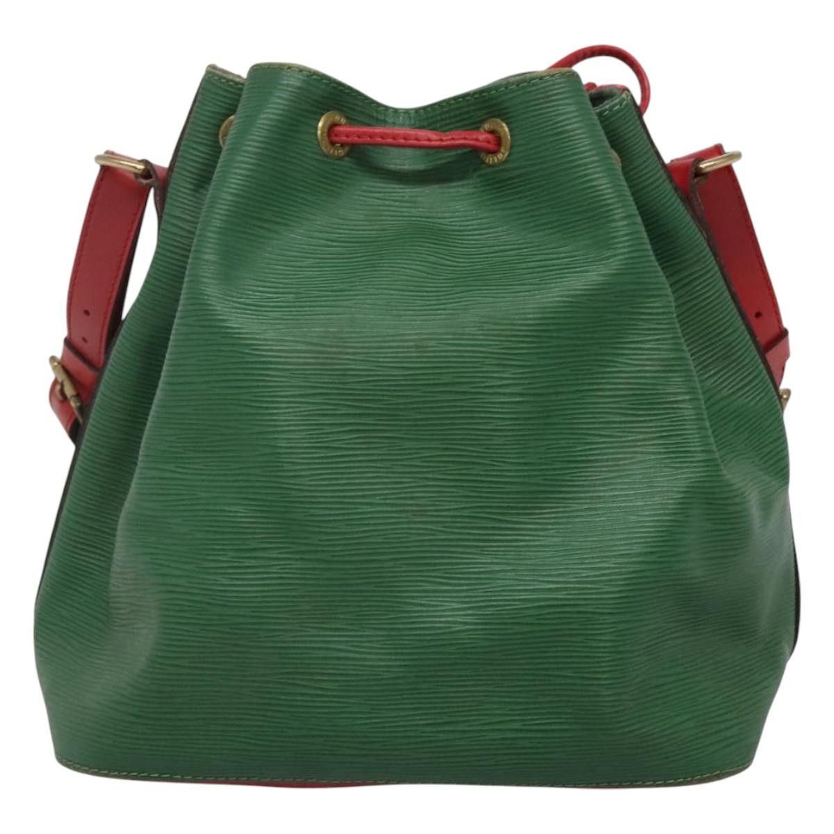 Louis Vuitton LOUIS VUITTON Epi Petit Noe Shoulder Bag Bicolor Green Red Size ONE SIZE - 2 Thumbnail