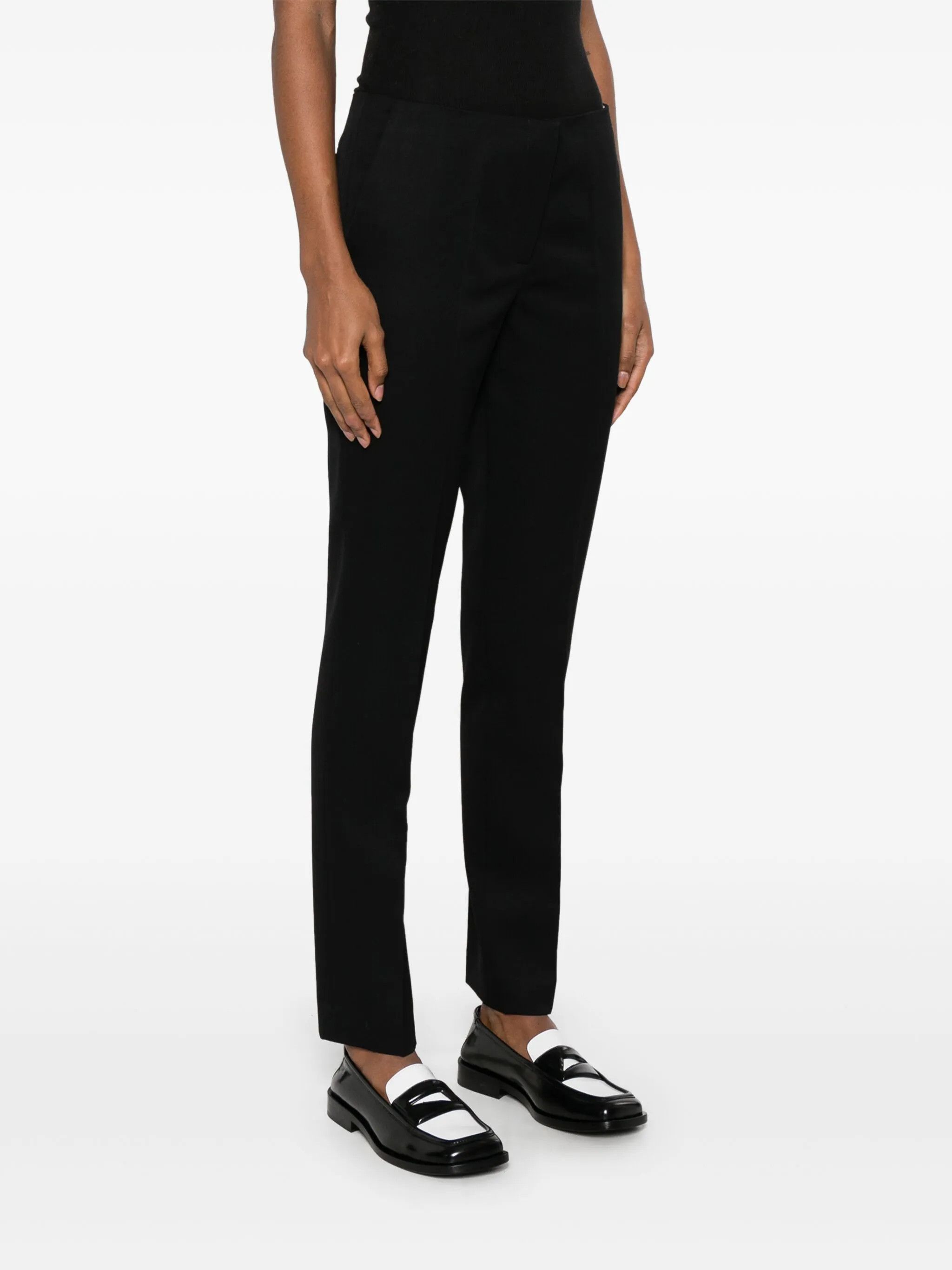 The Attico o1s22i1n0325 Woolen Cigarette Pant in Black Size 27" / US 4 / IT 40 - 3 Thumbnail