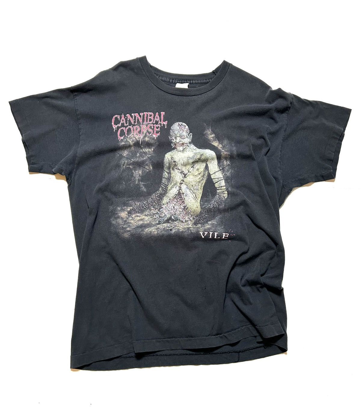 Band Tees Cannibal Corpse 90's 'Vile' T-Shirt XL-XXL Size US XL / EU 56 / 4 - 1 Thumbnail