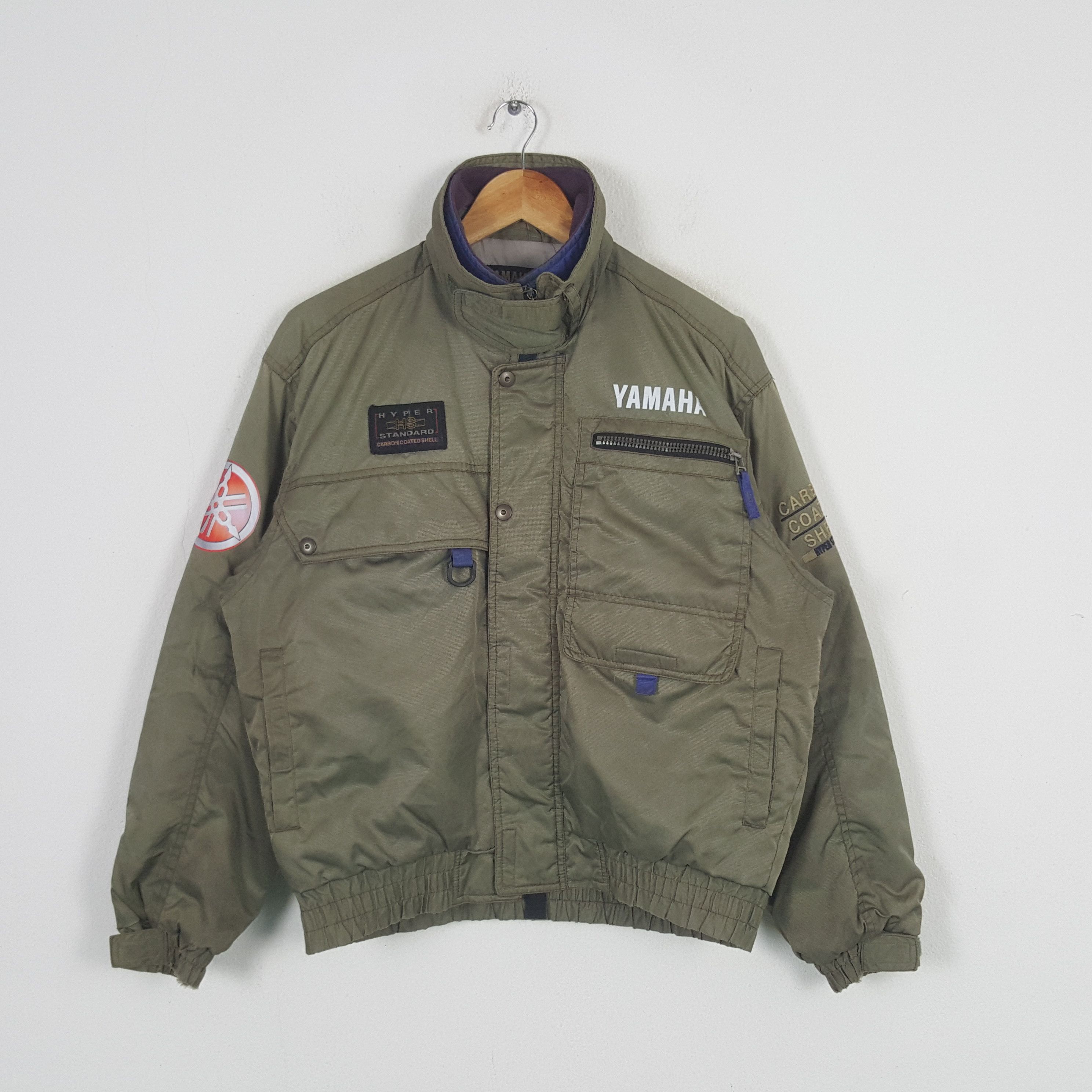 Vintage × Yamaha Vintage Yamaha Japanese Motorsports Racing Bombers Jacket Size US L / EU 52-54 / 3 - 3 Thumbnail