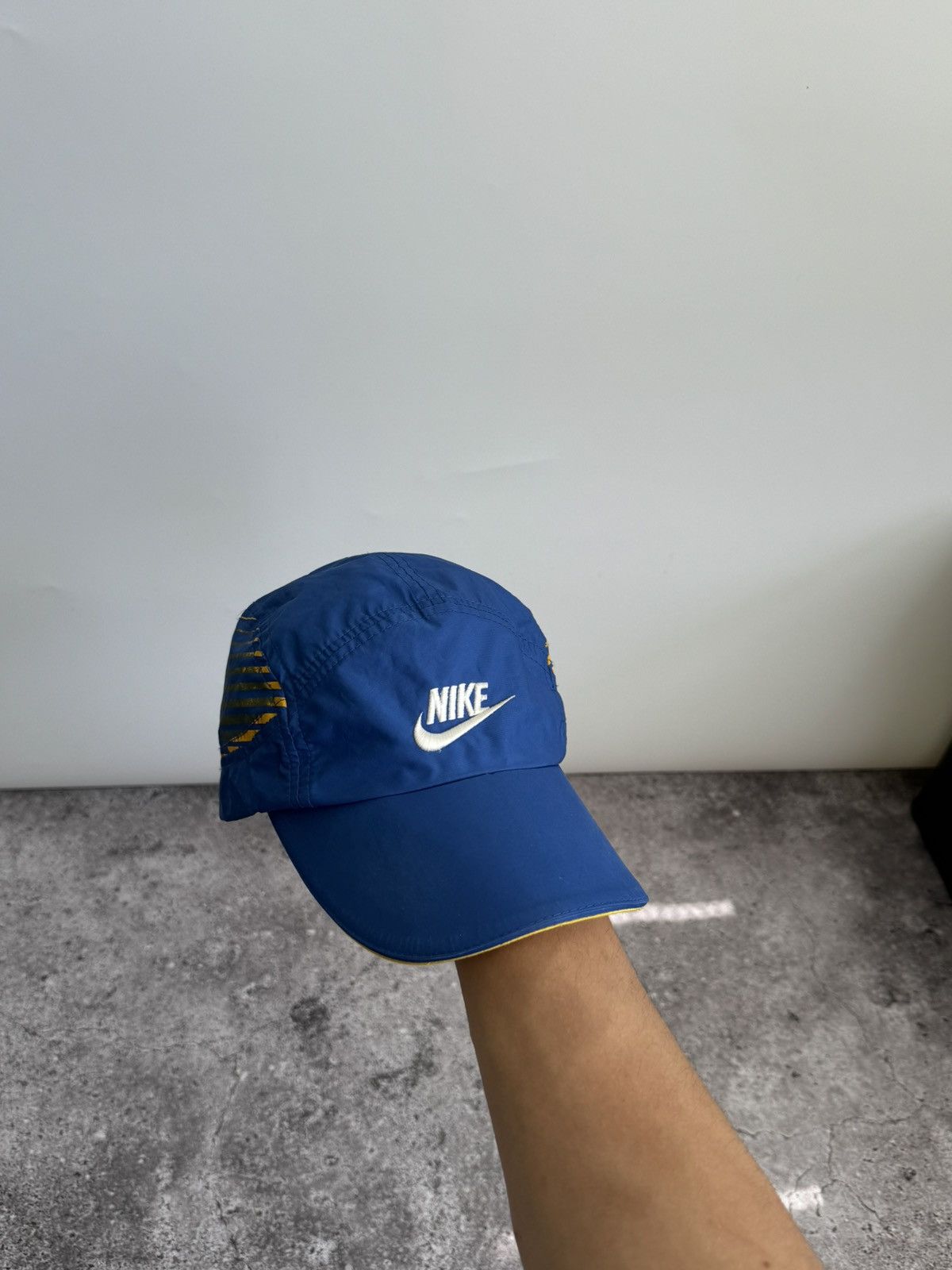 Nike × Vintage Vintage Nike Y2K nylon athletic cap TN Size ONE SIZE - 2 Thumbnail