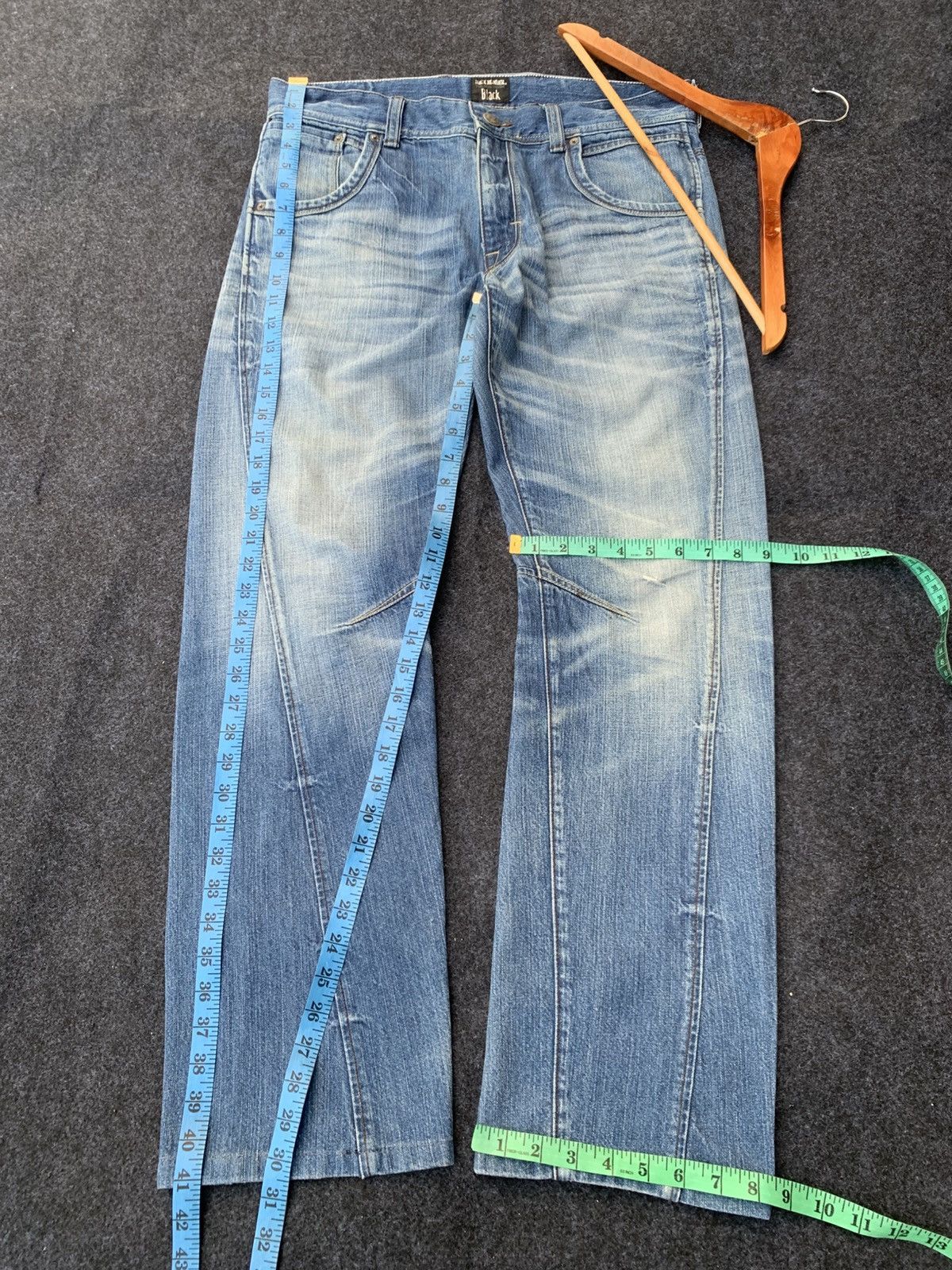 Number (N)ine BACK NUMBER BLACK JEAN LIKE NUMBER NINE. Size US 35 - 5 Thumbnail