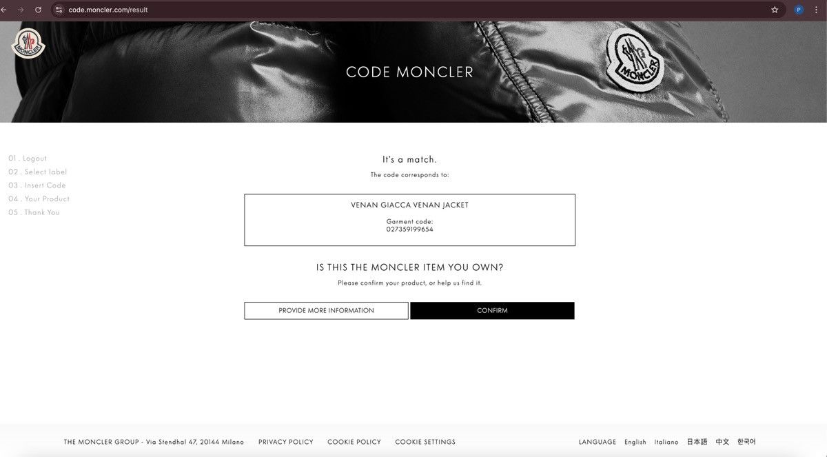 Moncler Authentic Moncler Venan Giacca Jacket Size 1 (S) Size S / US 4 / IT 40 - 4 Thumbnail