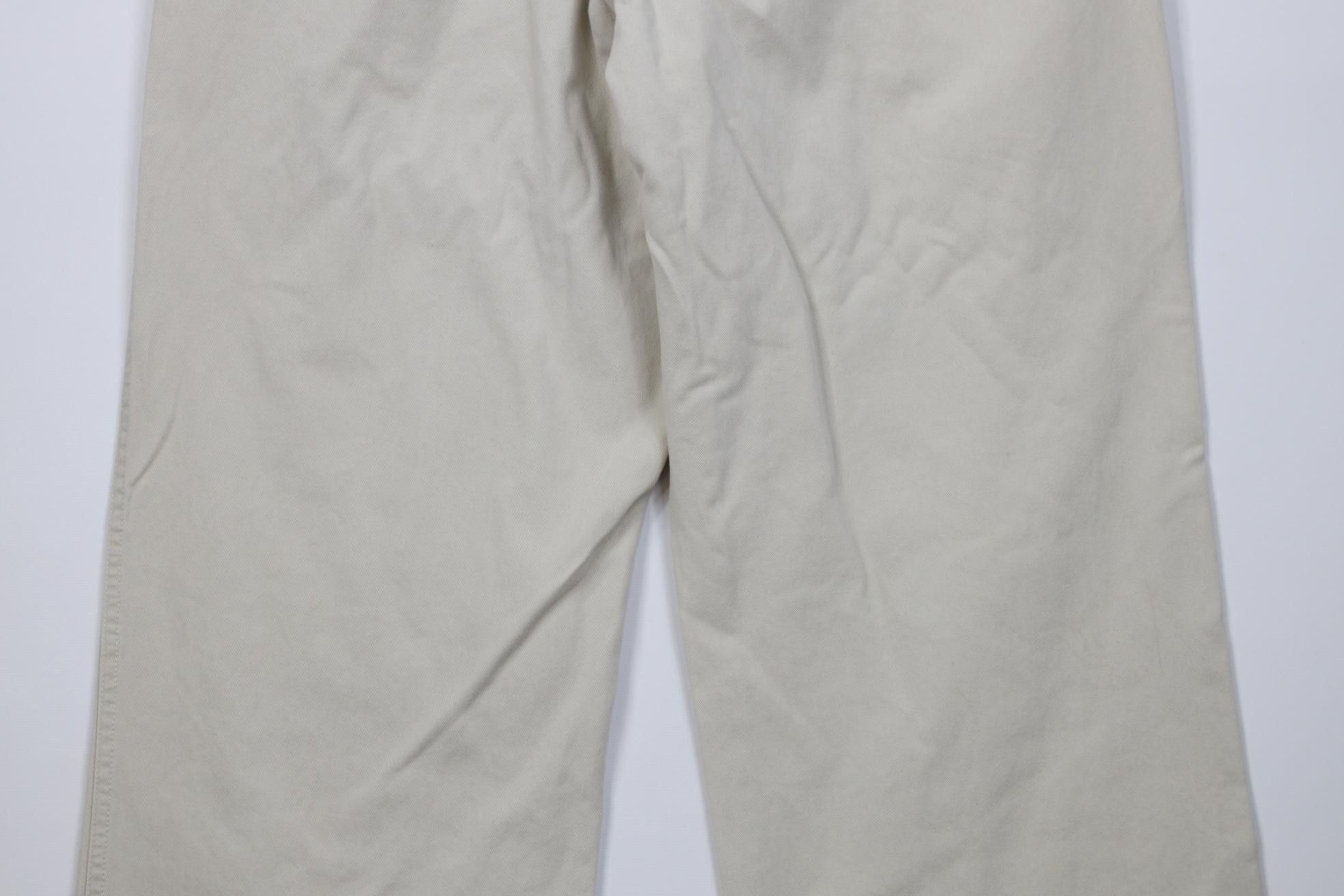 Calvin Klein Vintage 90s Y2K Calvin Klein Sandwash Wide Leg Chino Pants Size US 34 / EU 50 - 12 Thumbnail