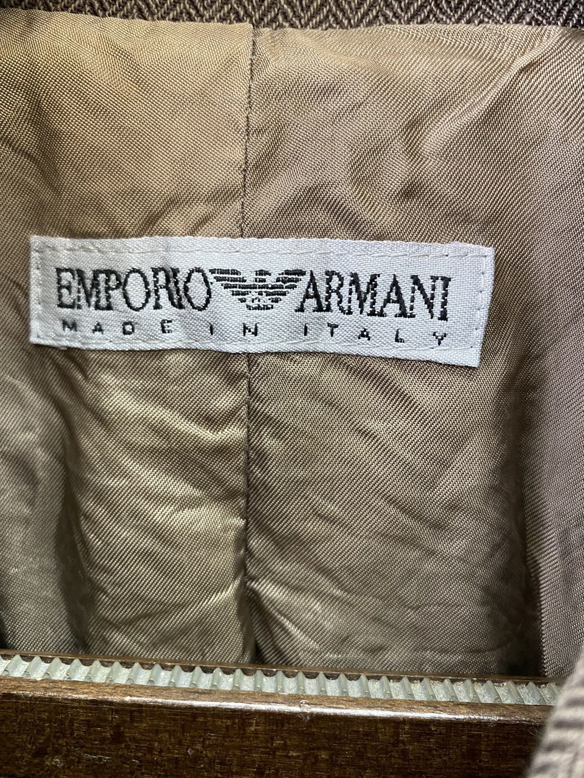 Emporio Armani Vintage Emporio Armani Made In Itali Blazer Coat Jacket Size S / US 4 / IT 40 - 7 Thumbnail