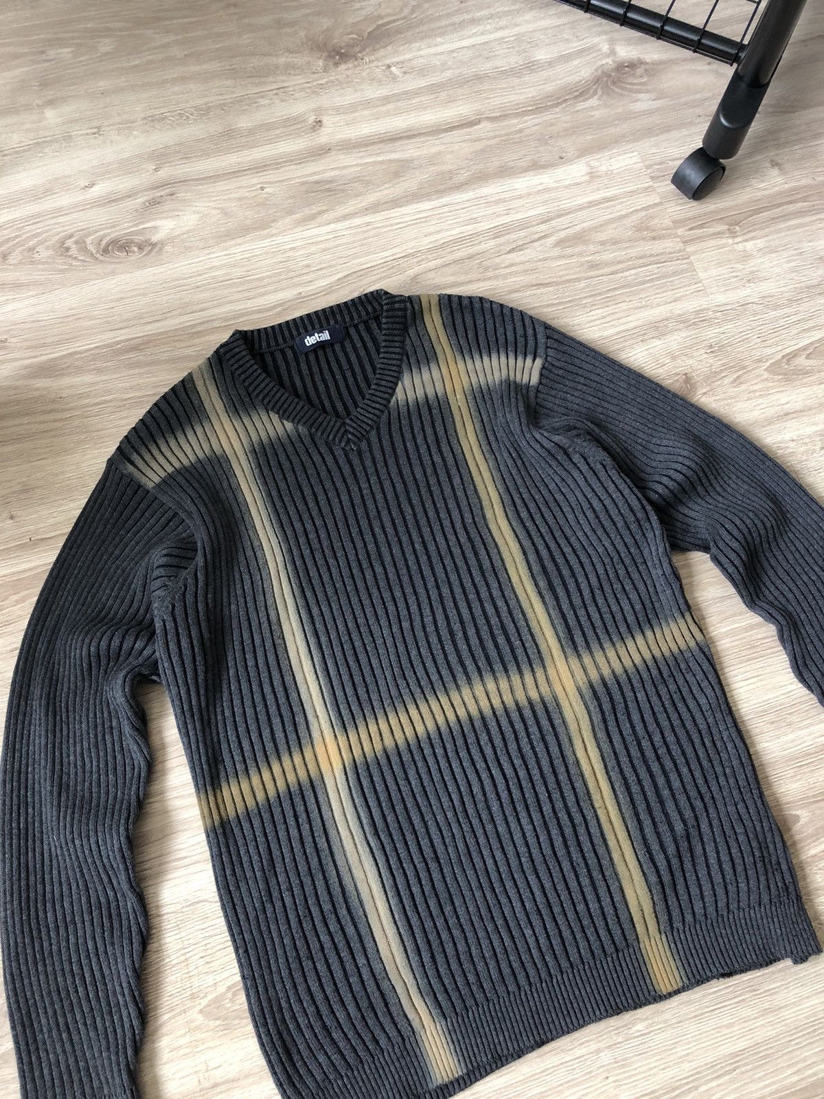 Japanese Brand × Vintage Vintage Y2K Japanese Style Striped Printed Sweater Size US M / EU 48-50 / 2 - 3 Thumbnail