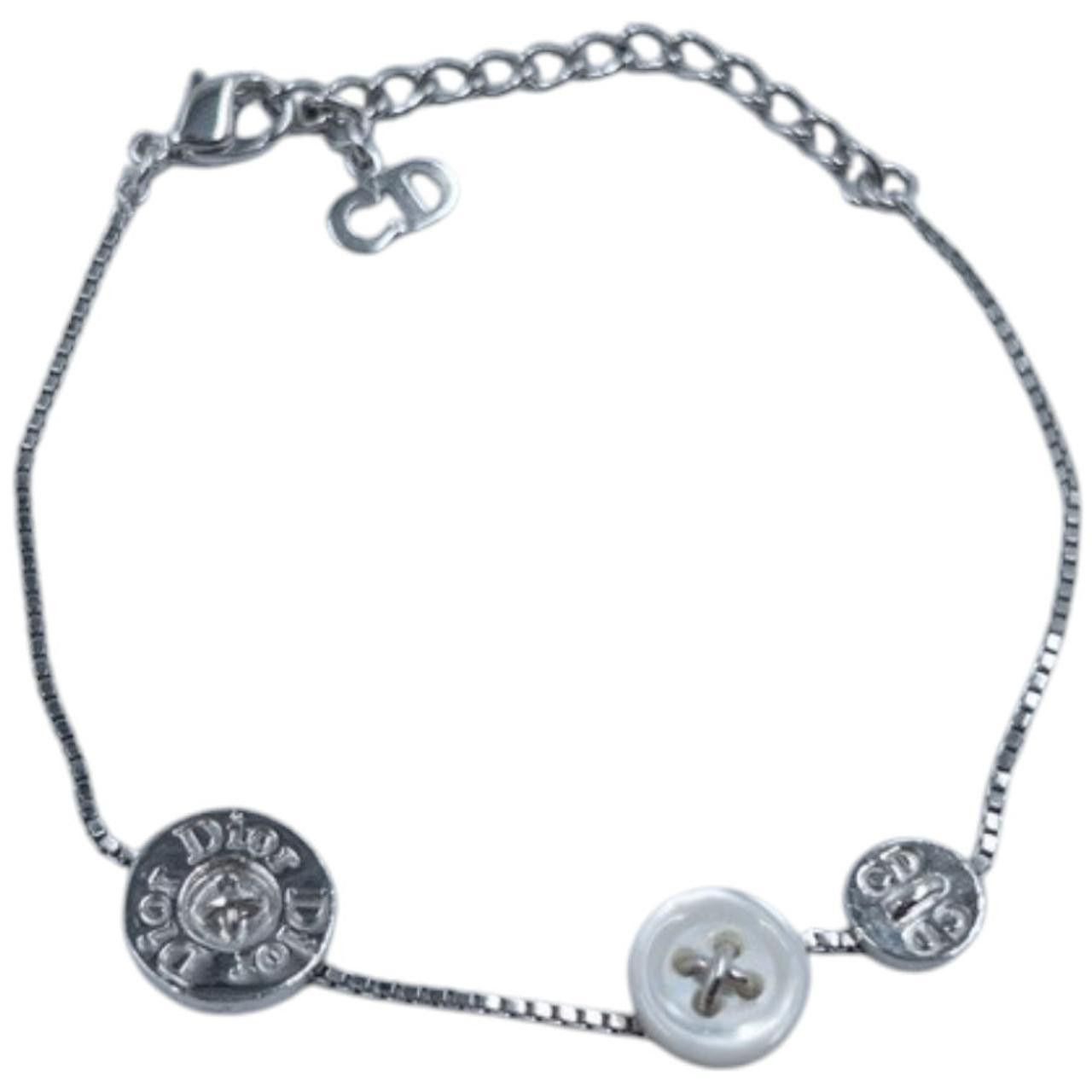 Dior Vintage Dior Button Charm Bracelet Size ONE SIZE - 1 Thumbnail