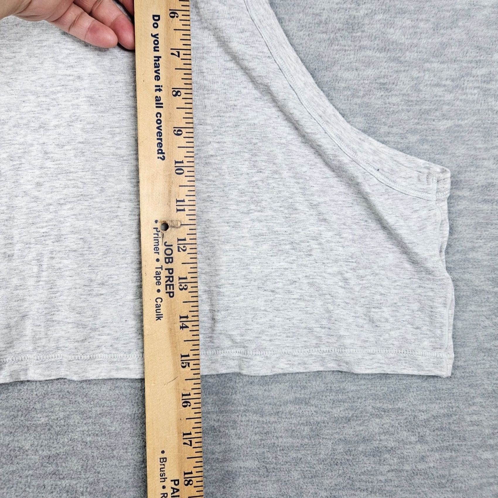 SKIMS Skims Women's Light Gray Sleeveless Tank Top 2X Size Gray Cotton Modal Spandex Regular Tank Womens Size XXL / US 16-18 / IT 52-54 - 4 Thumbnail
