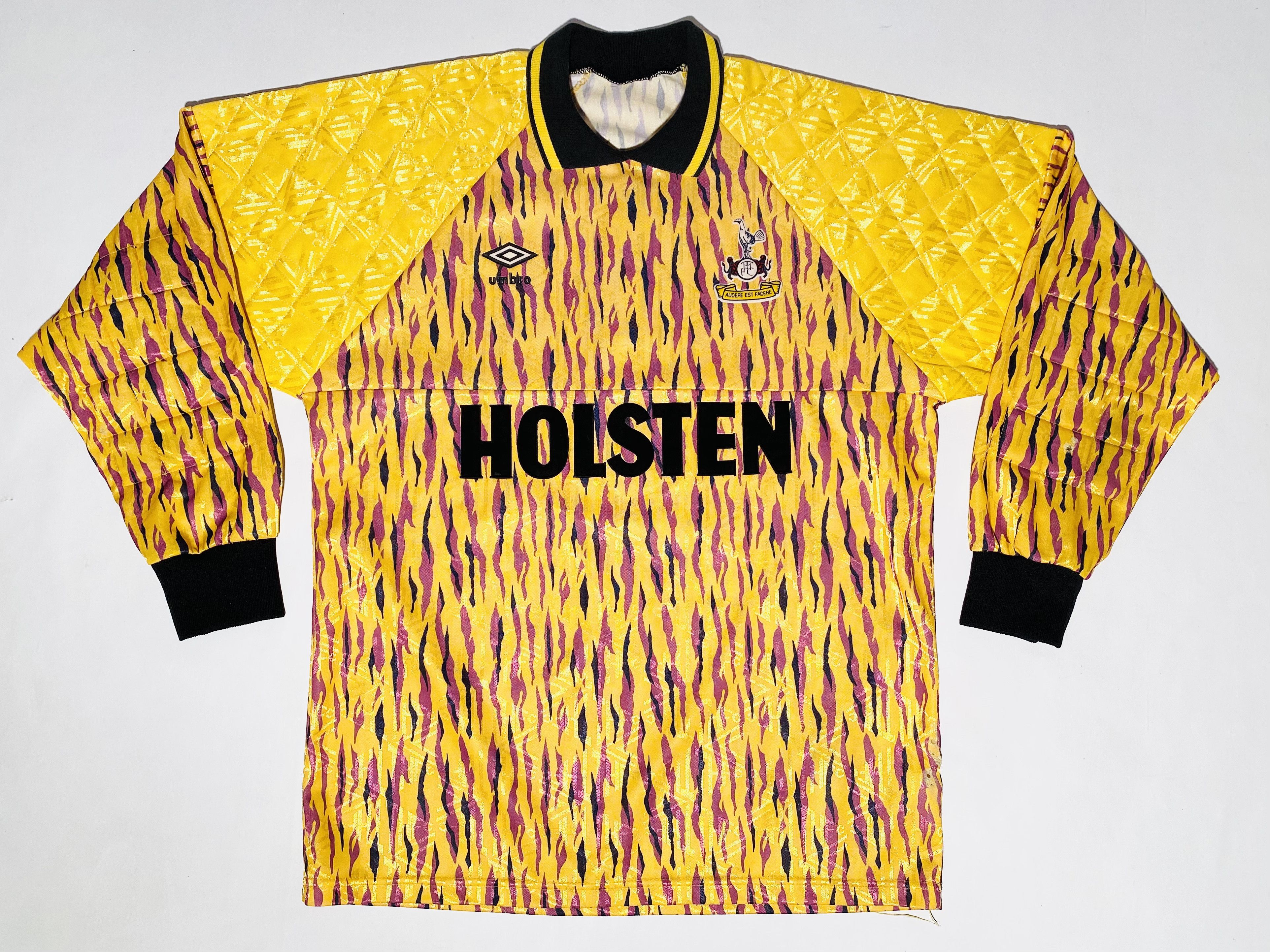 Umbro × Vintage Tottenham Hotspur Home Goalkeeper Shirt 1991 / 1993 Spurs Size US L / EU 52-54 / 3 - 3 Thumbnail