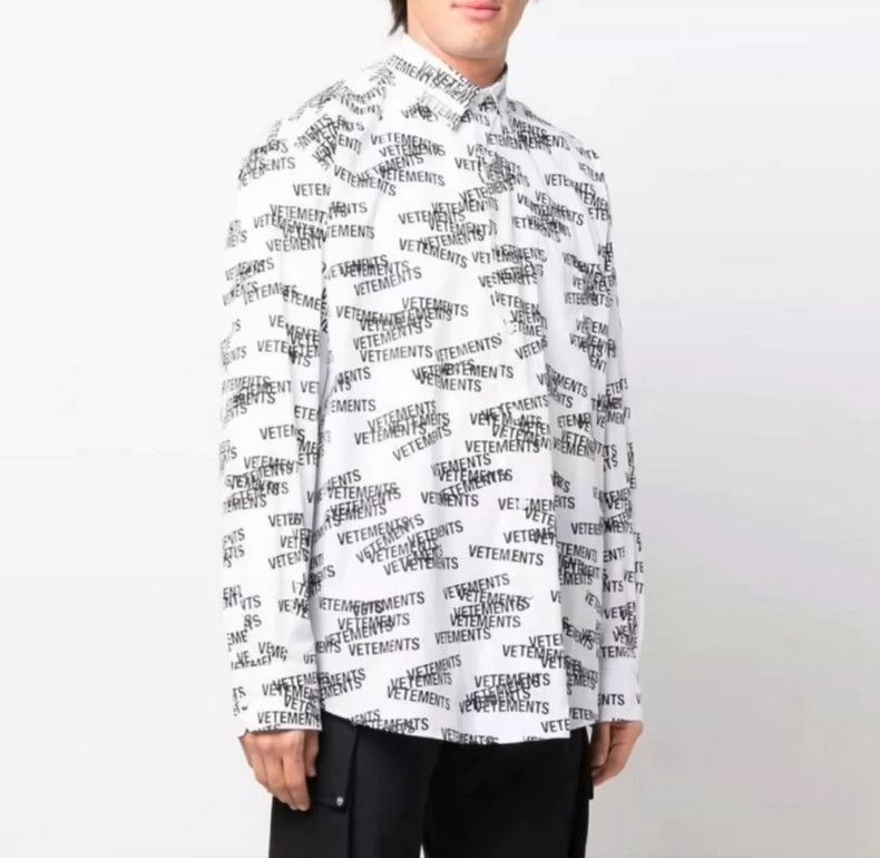 Vetements Vetements Gender-neutral All-over Print Casual Shirt Size US M / EU 48-50 / 2 - 8 Thumbnail