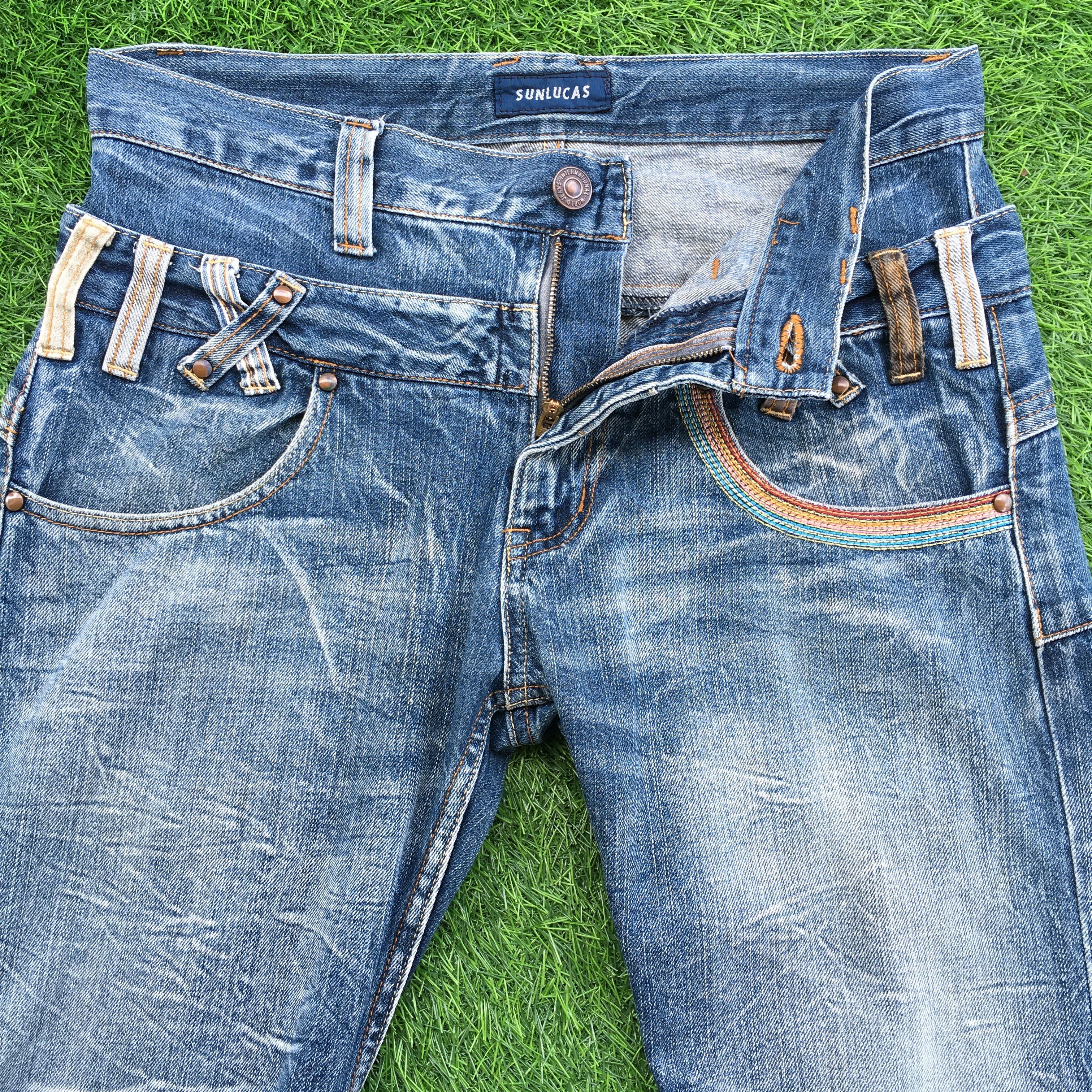 Japanese Brand Japanese Double Waist Denim Pants D-1096 Size US 28 / EU 44 - 3 Thumbnail