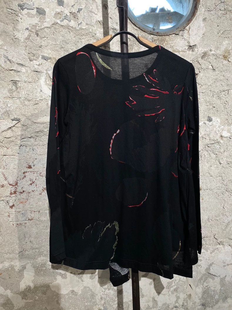 Y's Y's Irregular design printed long-sleeve T-shirt Size US M / EU 48-50 / 2 - 2 Thumbnail