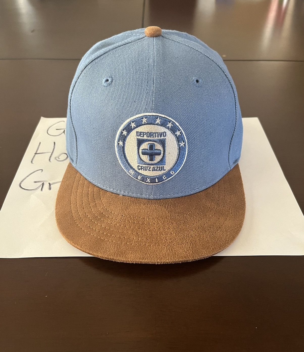 Vintage Cruz Azul Light Blue Snapback Hat / 8 Star Badge | Grailed