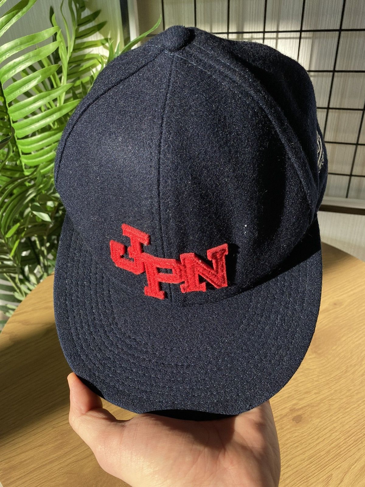 Superdry × Vintage SuperDry Japan Wool Hat “JPN” OS Unisex Men’s Navy Blue Size ONE SIZE - 3 Thumbnail