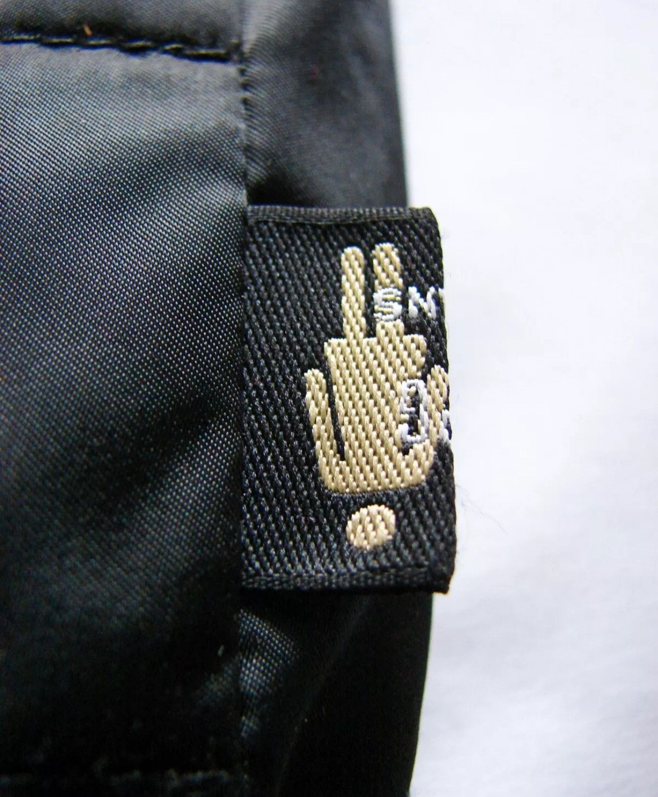 Jean Paul Gaultier Vintage Jean Paul Gaultier Black Satin Emboss Bomber Jacket Size US L / EU 52-54 / 3 - 9 Thumbnail