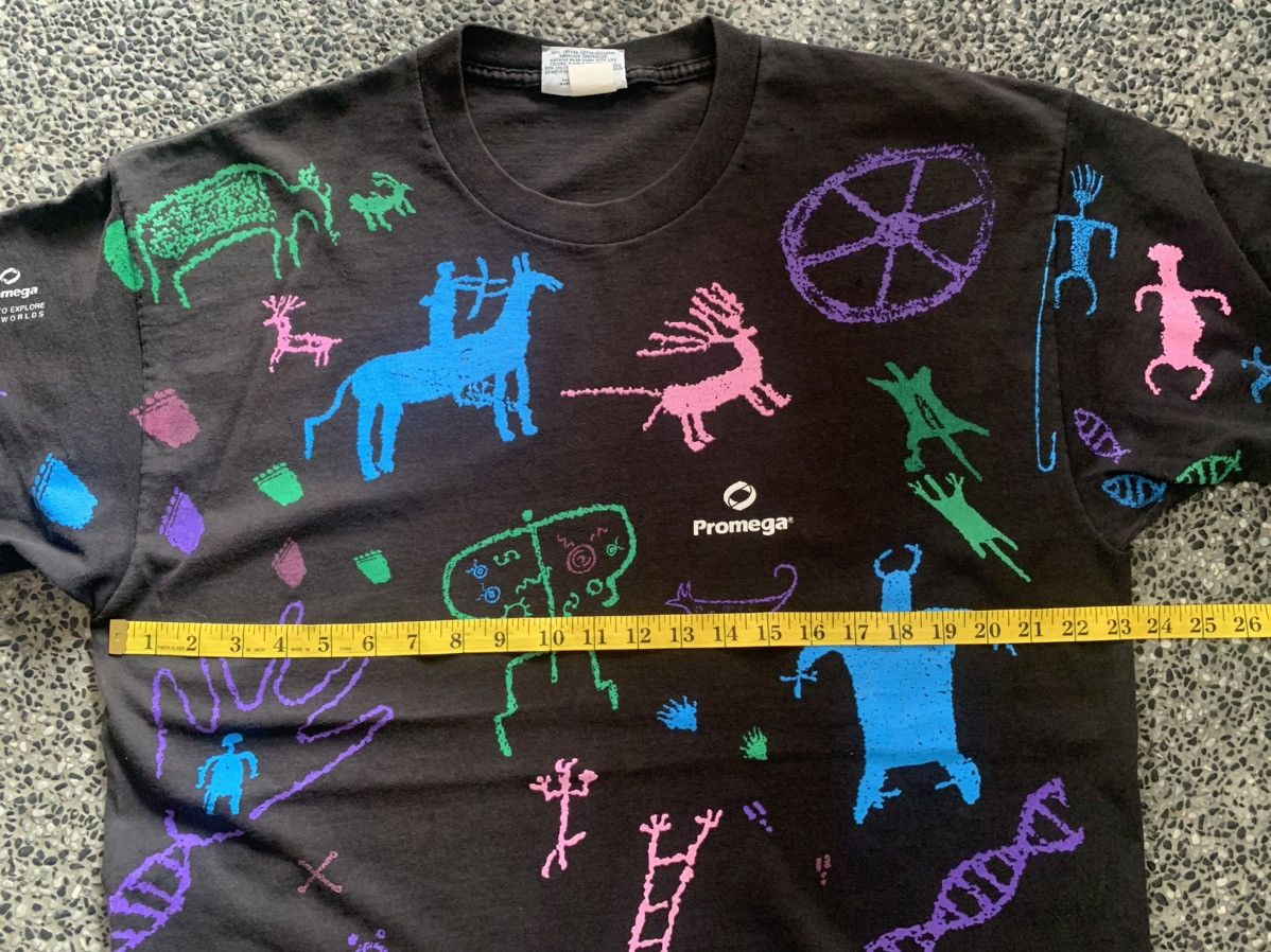 Vintage Vintage 90s Promega Promo Graphics Art T shirt Size US XL / EU 56 / 4 - 11 Thumbnail