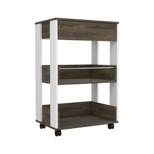 Designer × Homemade Kitchen Cart Coron with Drawer, Three-Tier Shelves and Caste Size US L / EU 52-54 / 3 - 5 Thumbnail
