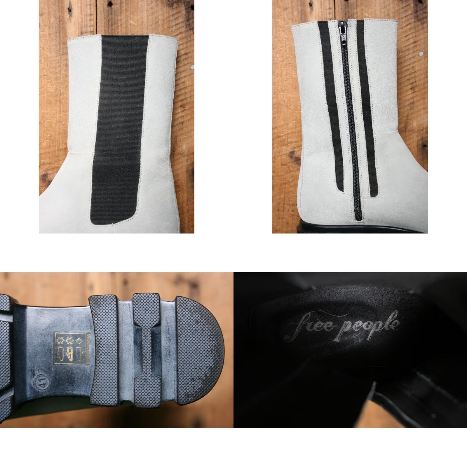 Free People FREE PEOPLE Brooks Mist Gray Suede Chelsea Boots EU 41 ≈ US 10.5 Women Shoes Size US 11 / IT 41 - 9 Thumbnail