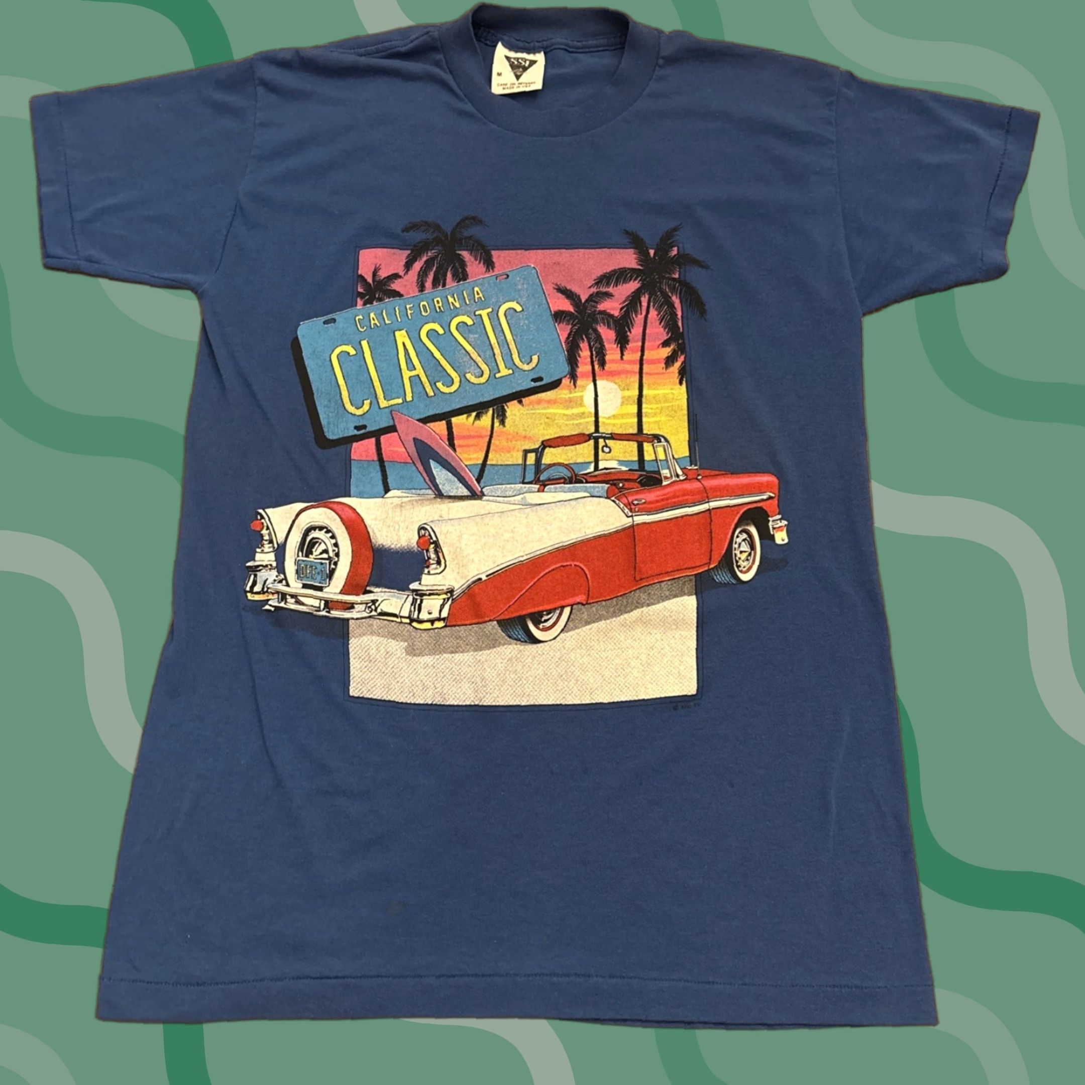 Vintage VINTAGE 1956 Chevy Bel Air California T Shirt M Blue Car Classic Mens SSI 90s Chevrolet Size US M / EU 48-50 / 2 - 1 Thumbnail