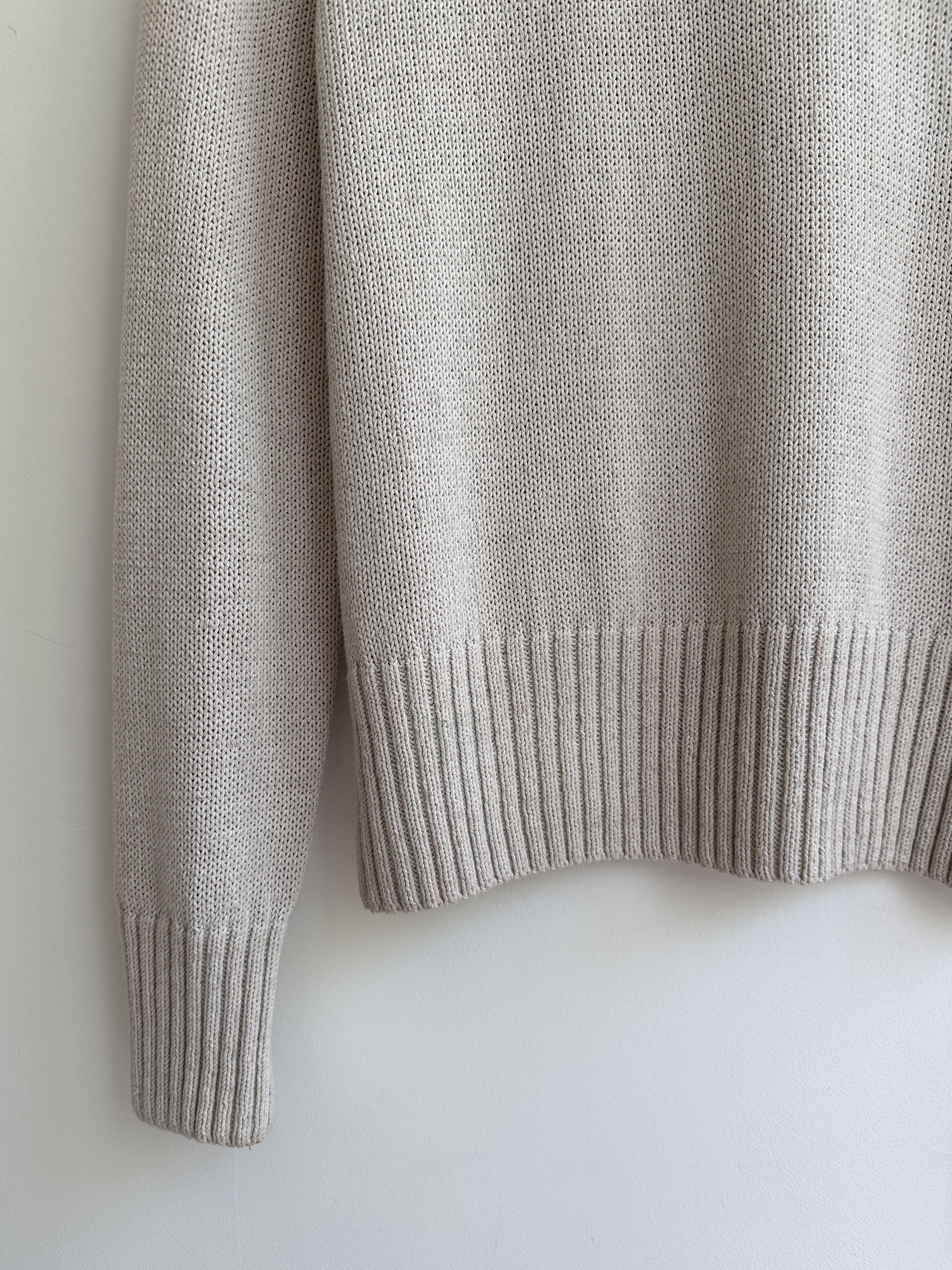 AMI AMI Cream Sweater Jumper Size US M / EU 48-50 / 2 - 3 Thumbnail