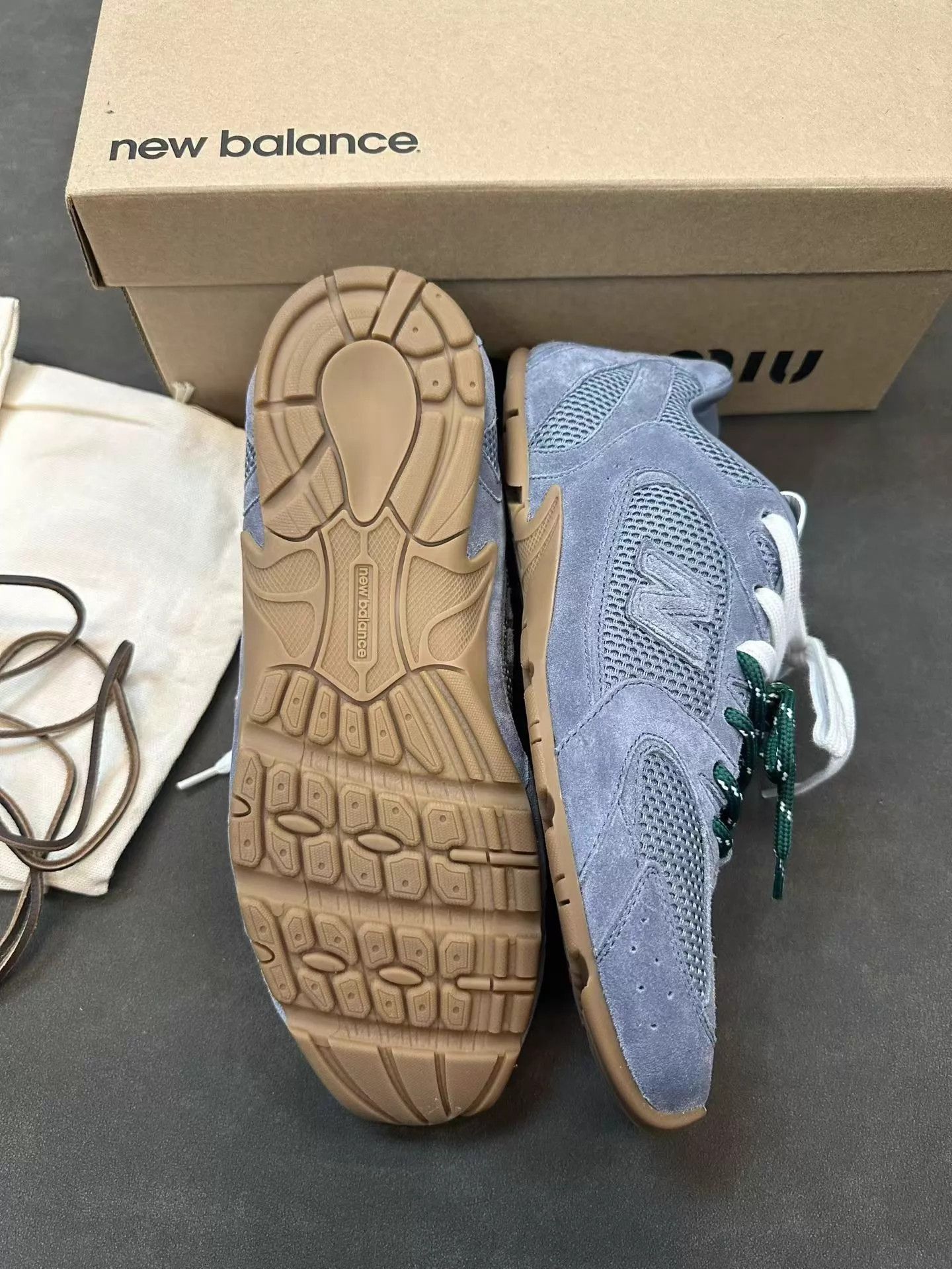 Miu Miu MIU MIU × New Balance NB 530 SL Violet-Blue Size 43 New Size US 10 / EU 43 - 3 Thumbnail