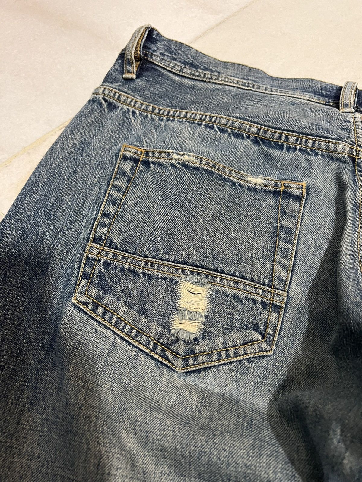 Hysteric Glamour × If Six Was Nine × Japanese Brand 🌈90’s union made sacrifice Distress mud Wash Jean Japan Size US 39 - 19 Thumbnail
