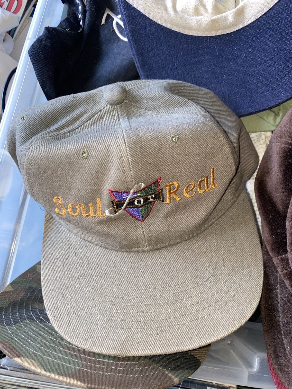 Band Tees × Rap Tees × Vintage Soul for real mca records snap back cap used 1990s Size ONE SIZE - 1 Thumbnail