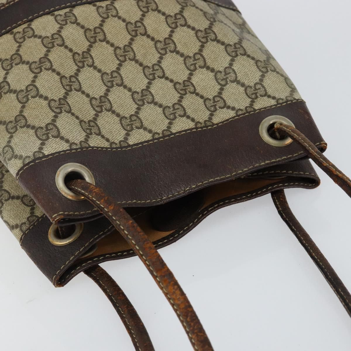 Gucci GUCCI GG Supreme Shoulder Bag Pvc Beige Gold Size ONE SIZE - 6 Thumbnail