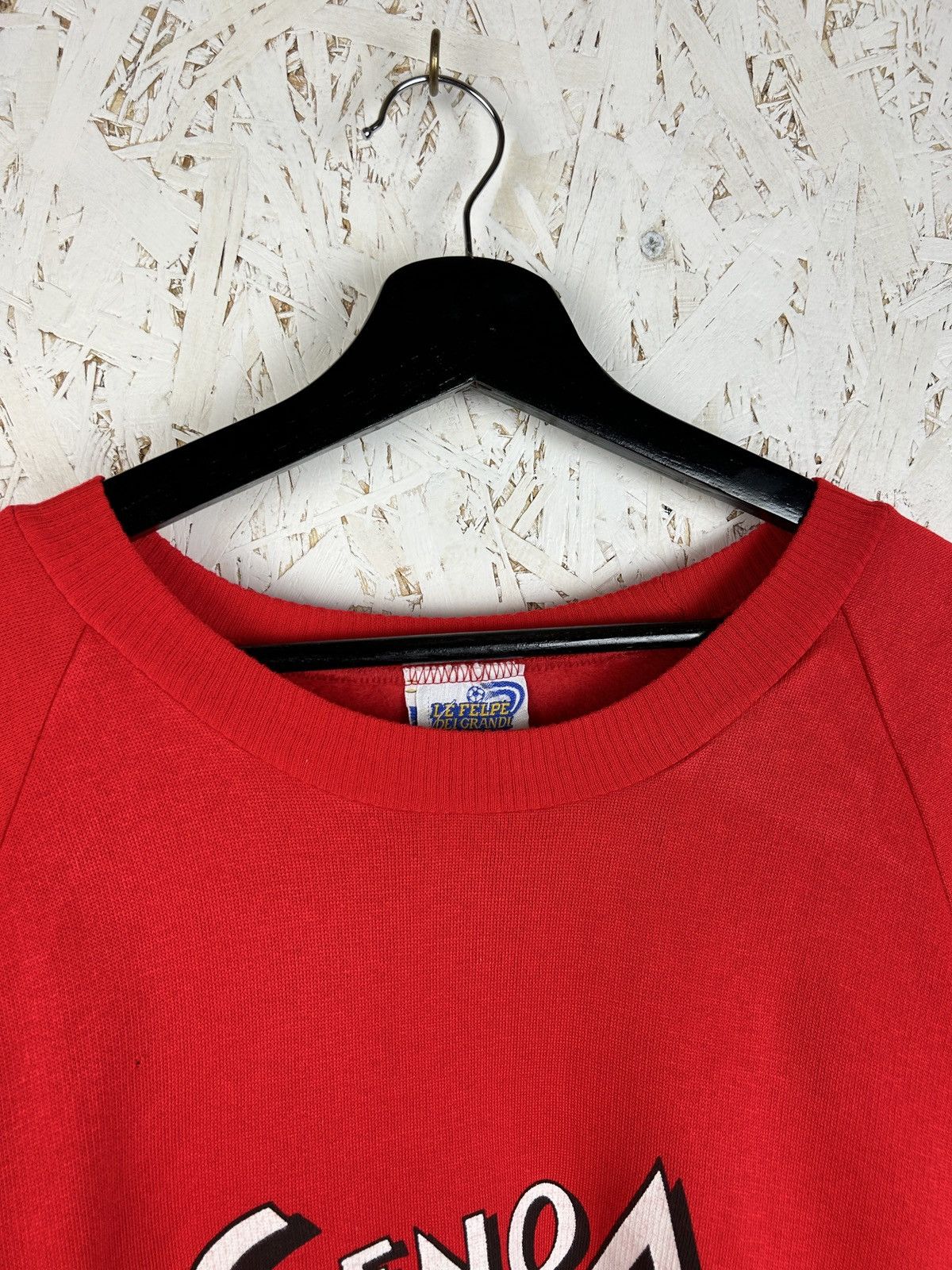 Vintage 90s Vintage Genoa Football Club 1990/91 Sweatshirt Size M Size US L / EU 52-54 / 3 - 4 Thumbnail