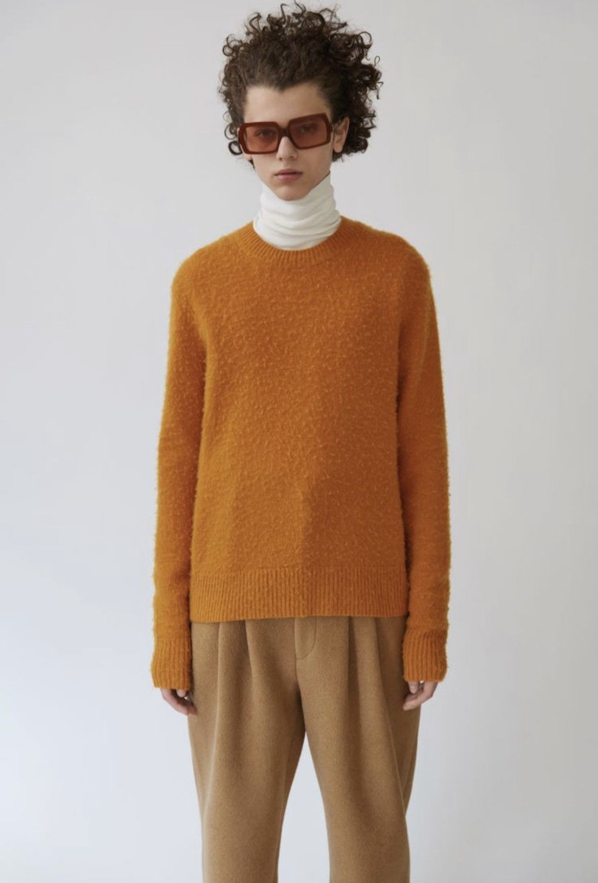 Acne Studios Acne Studios Wool Cashmere Knit Orange Luxury Casual Rare Size US M / EU 48-50 / 2 - 5 Thumbnail